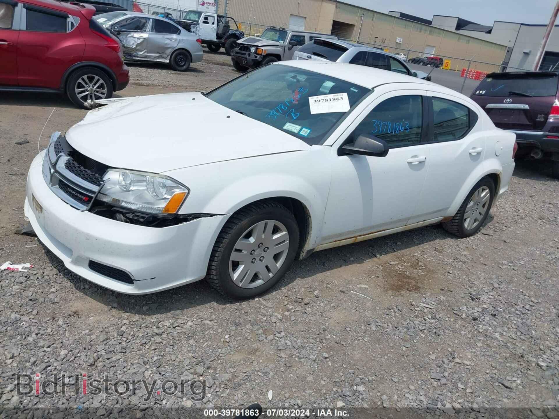 2014 DODGE AVENGER - VIN: 1C3CDZAB8EN177853 - Фото 2