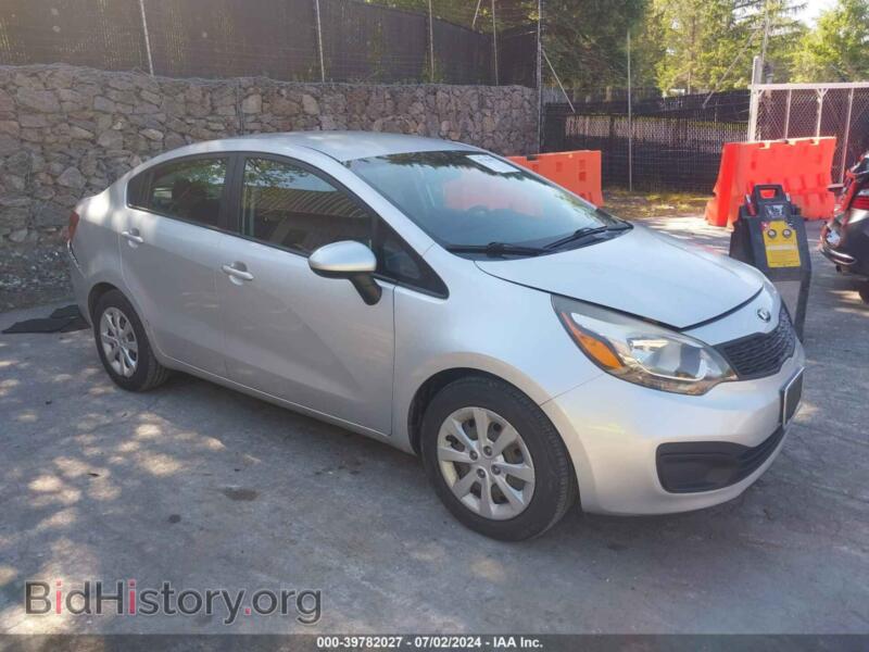 2014 Kia RIO LX (VIN KNADM4A33E6415482) — фото 1 из 16, IAAI, повреждение: задняя часть