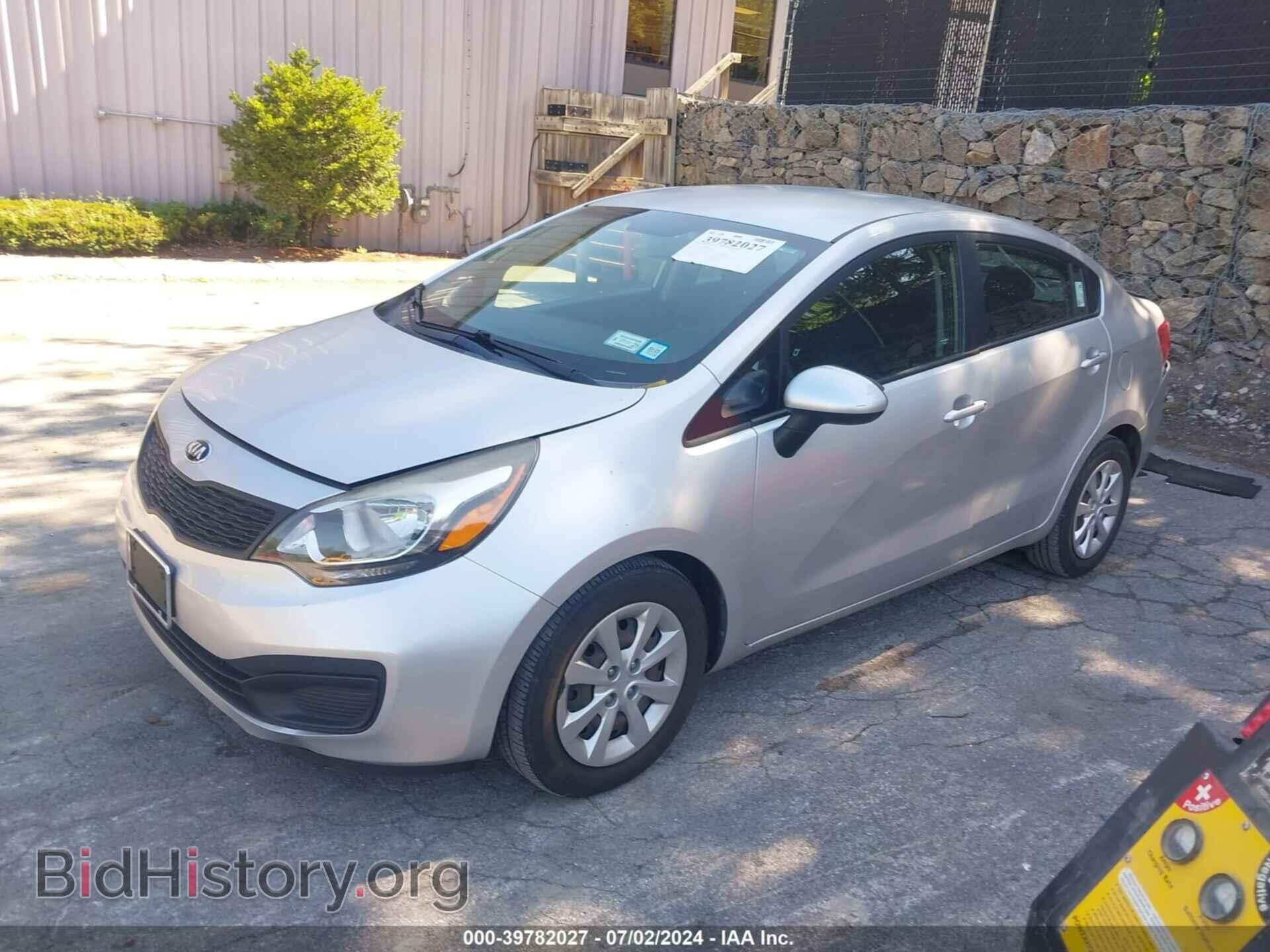 2014 KIA RIO - VIN: KNADM4A33E6415482 - Фото 2