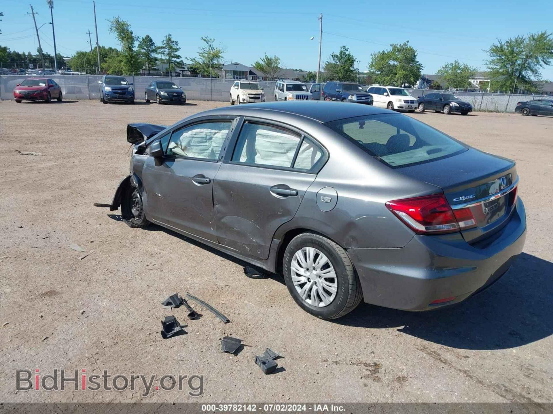 2013 HONDA CIVIC - VIN: 2HGFB2F53DH600386 - Фото 3