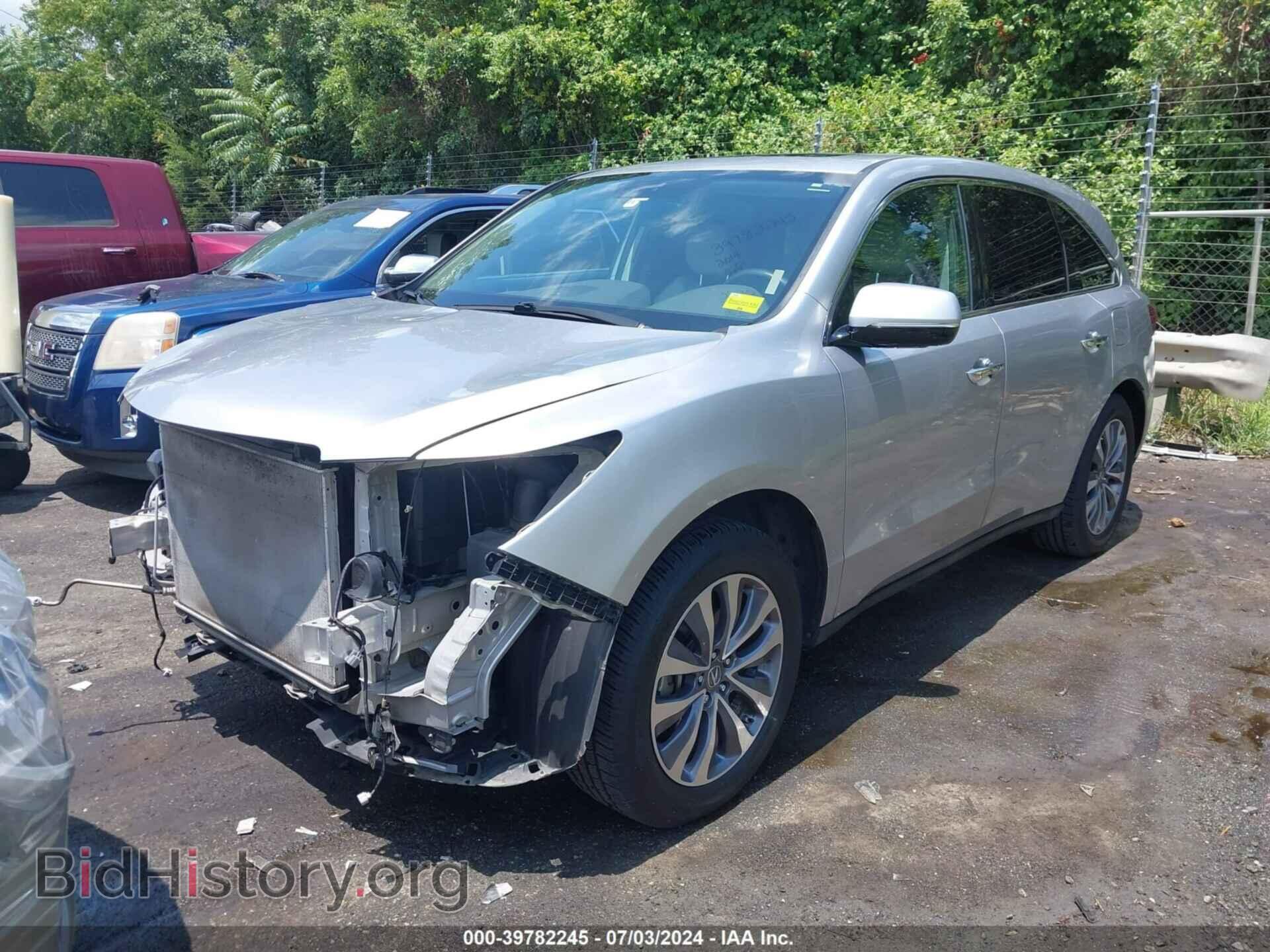 2014 ACURA MDX - VIN: 5FRYD3H42EB014540 - Фото 2