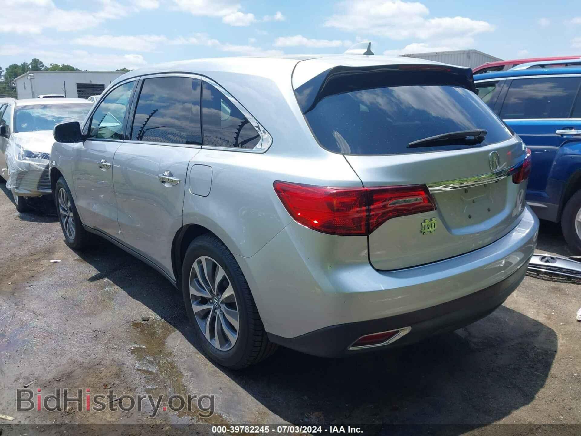 2014 ACURA MDX - VIN: 5FRYD3H42EB014540 - Фото 3