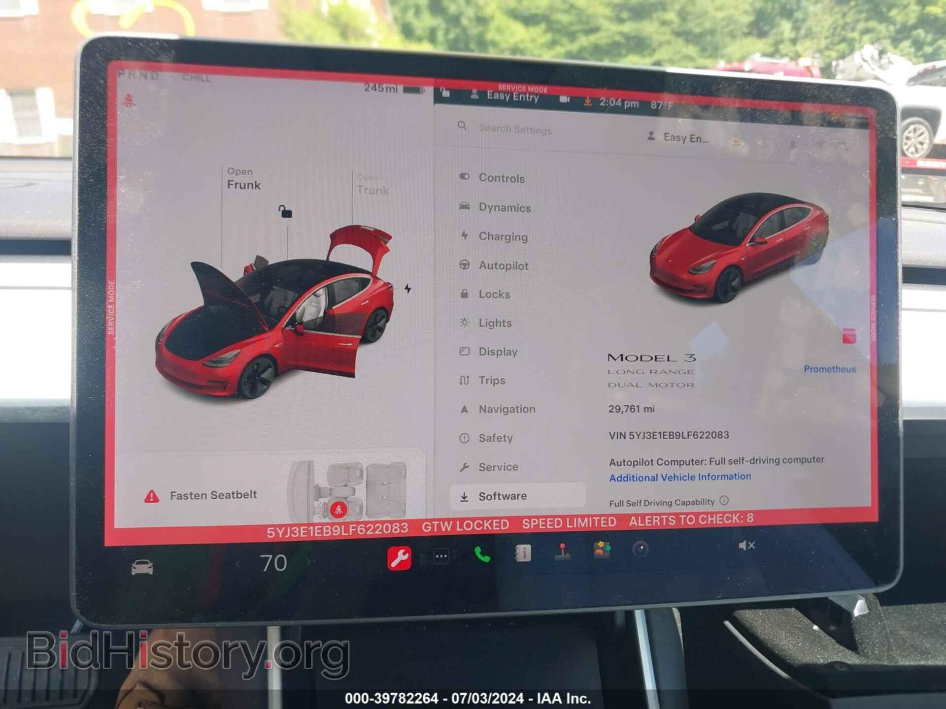 2020 TESLA MODEL 3 - VIN: 5YJ3E1EB9LF622083 - Фото 18