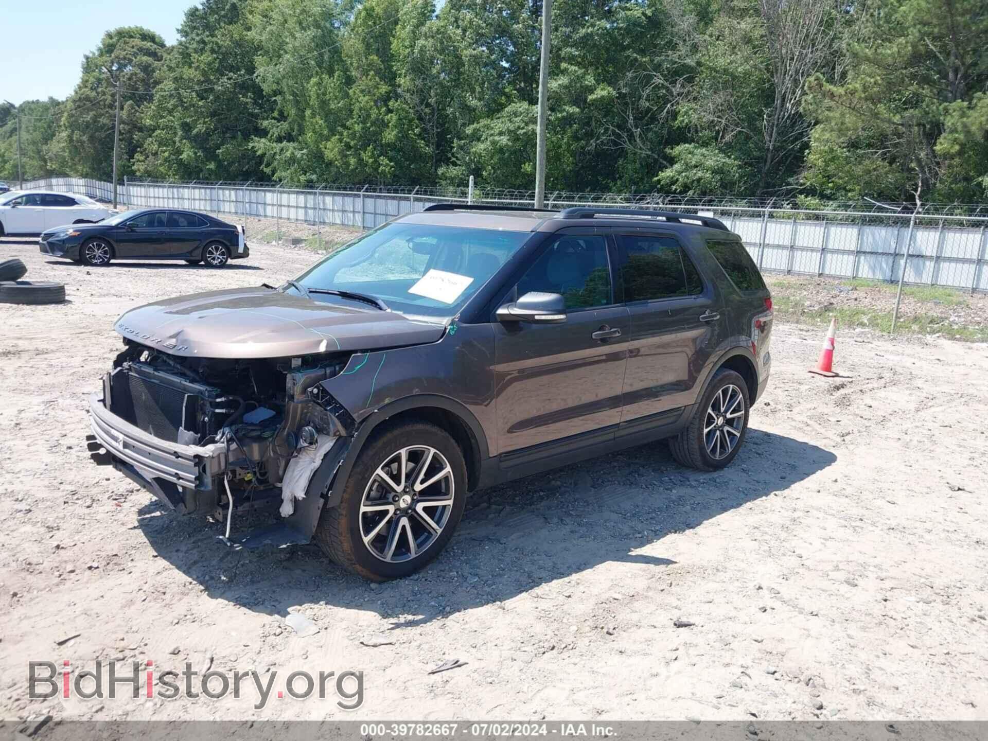 2015 FORD EXPLORER - VIN: 1FM5K8D84FGB17638 - Фото 2
