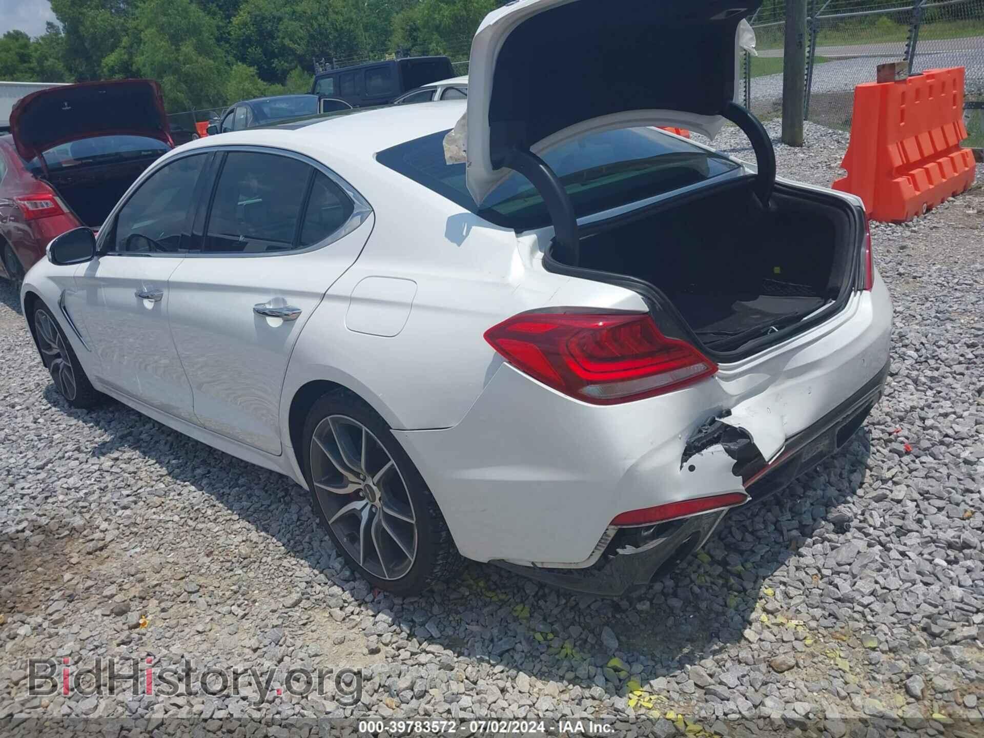2021 GENESIS G70 - VIN: KMTG74LE7MU070376 - Фото 3