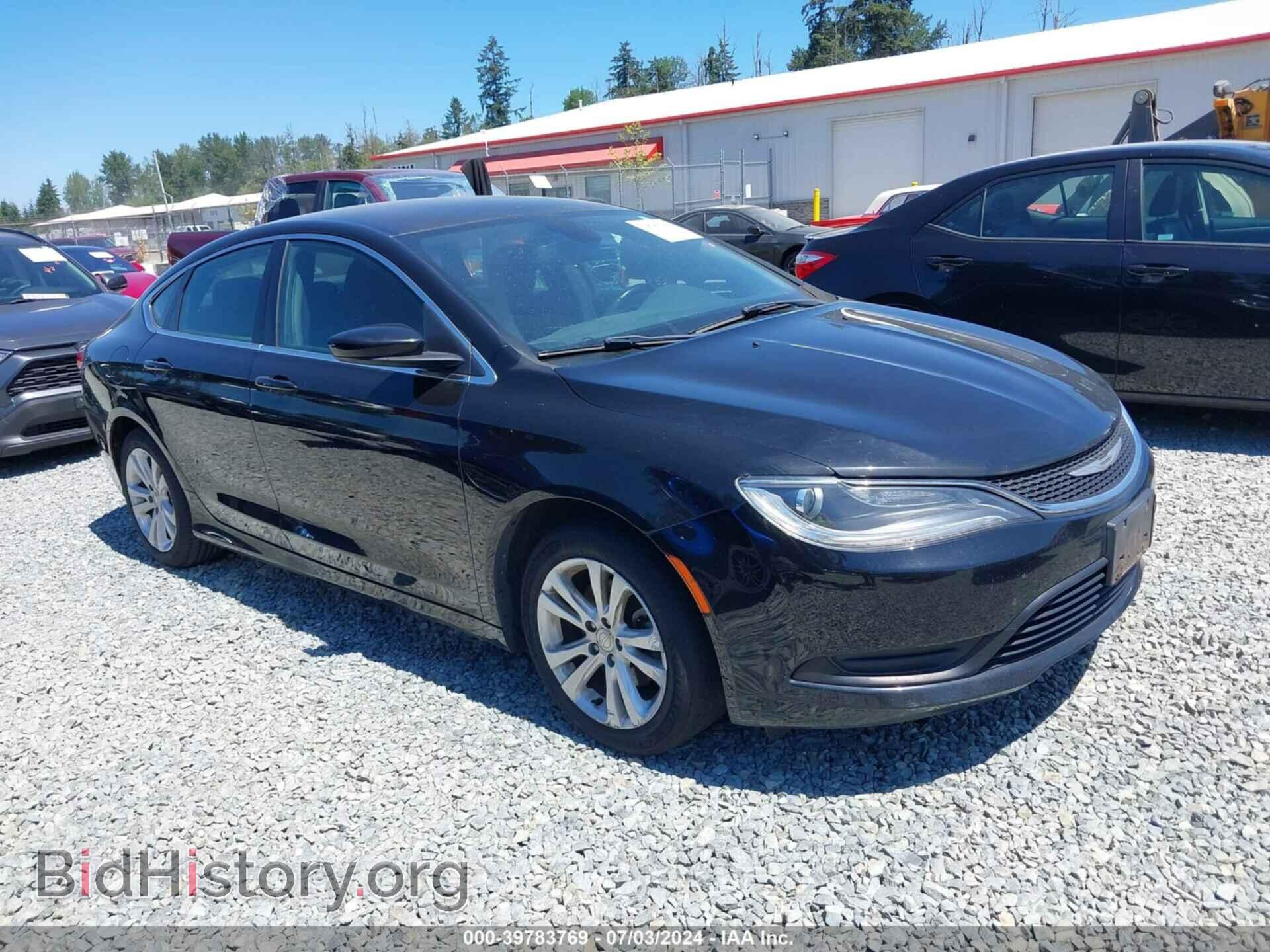 Фотография 1C3CCCFB5GN186277 - CHRYSLER 200 2016