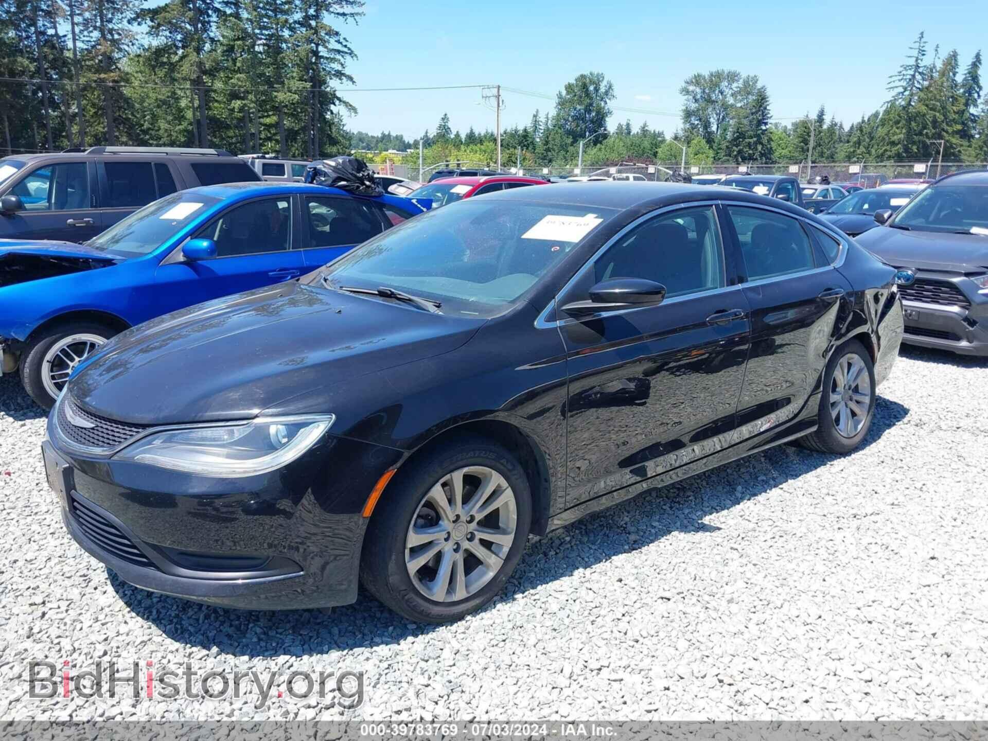 2016 CHRYSLER 200 - VIN: 1C3CCCFB5GN186277 - Фото 2