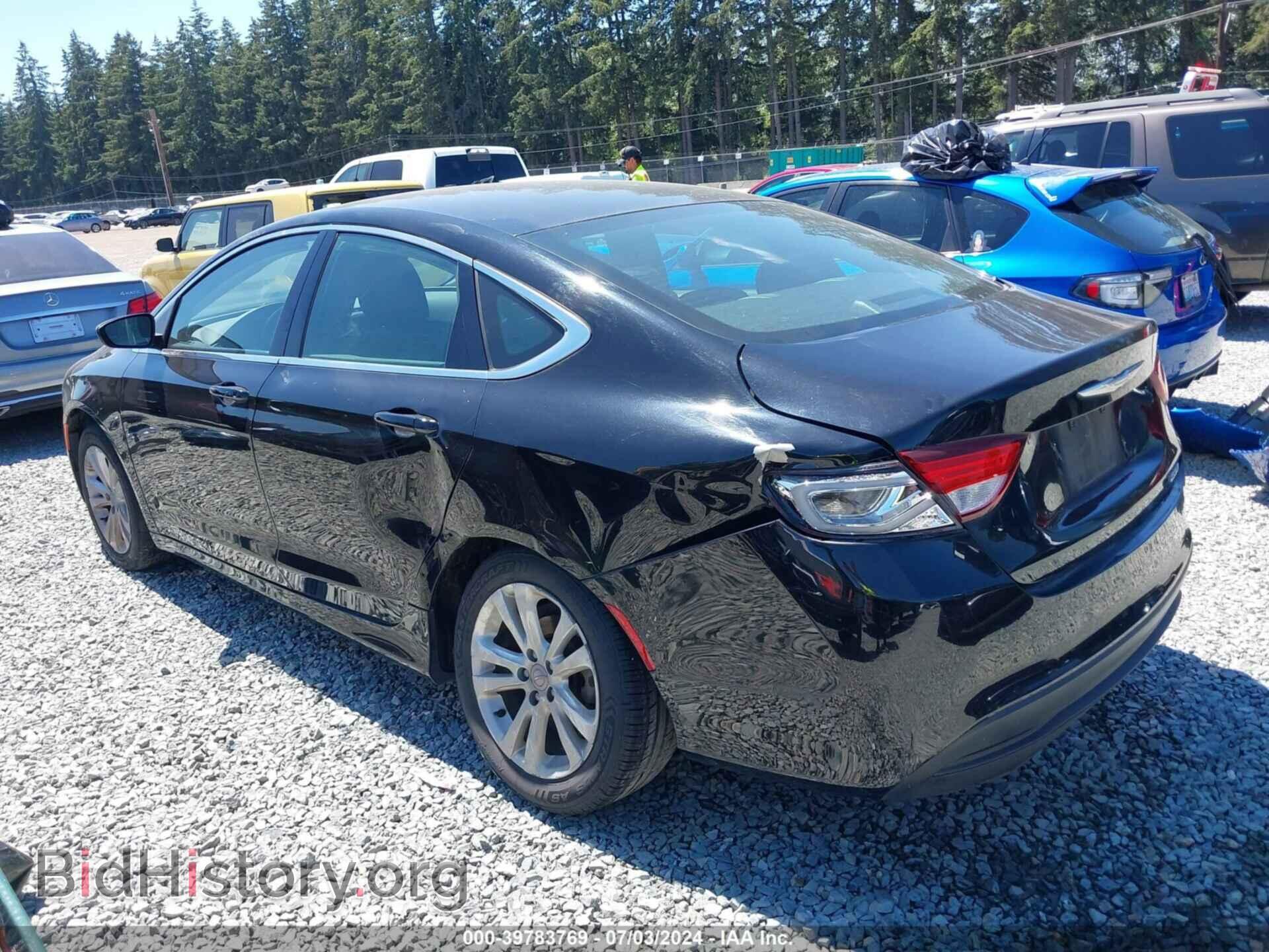 2016 CHRYSLER 200 - VIN: 1C3CCCFB5GN186277 - Фото 3