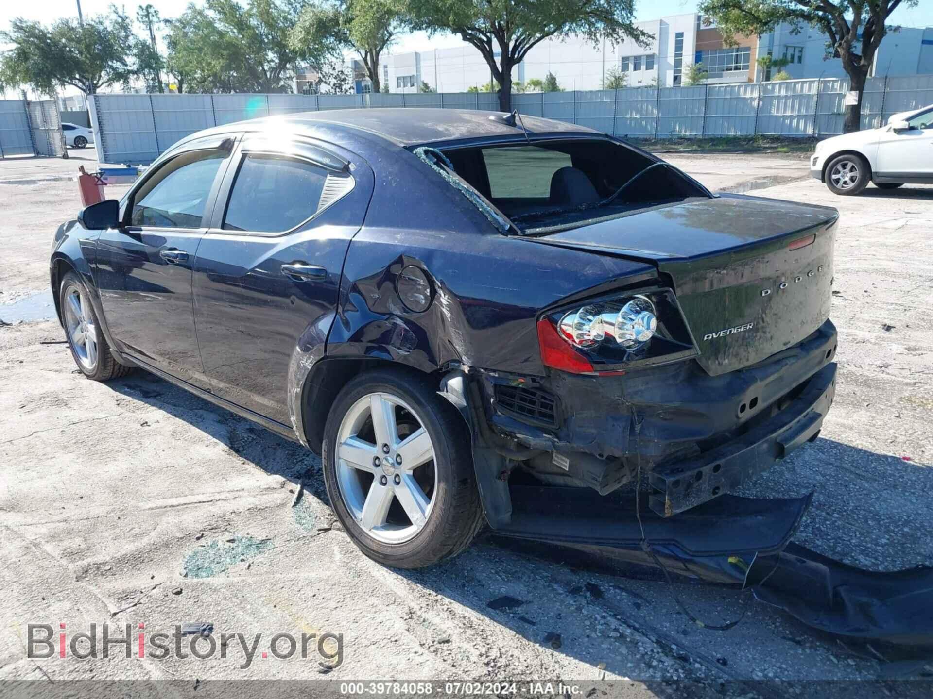 2012 DODGE AVENGER - VIN: 1C3CDZCB3CN253442 - Photo 3