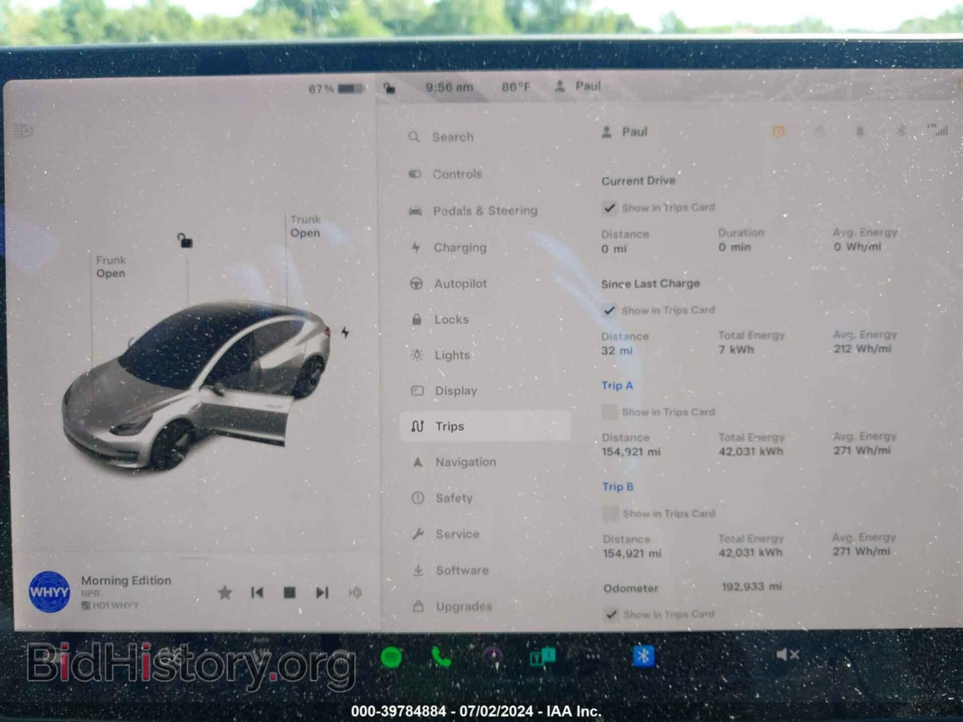 2019 TESLA MODEL 3 - VIN: 5YJ3E1EB6KF385681 - Photo 7