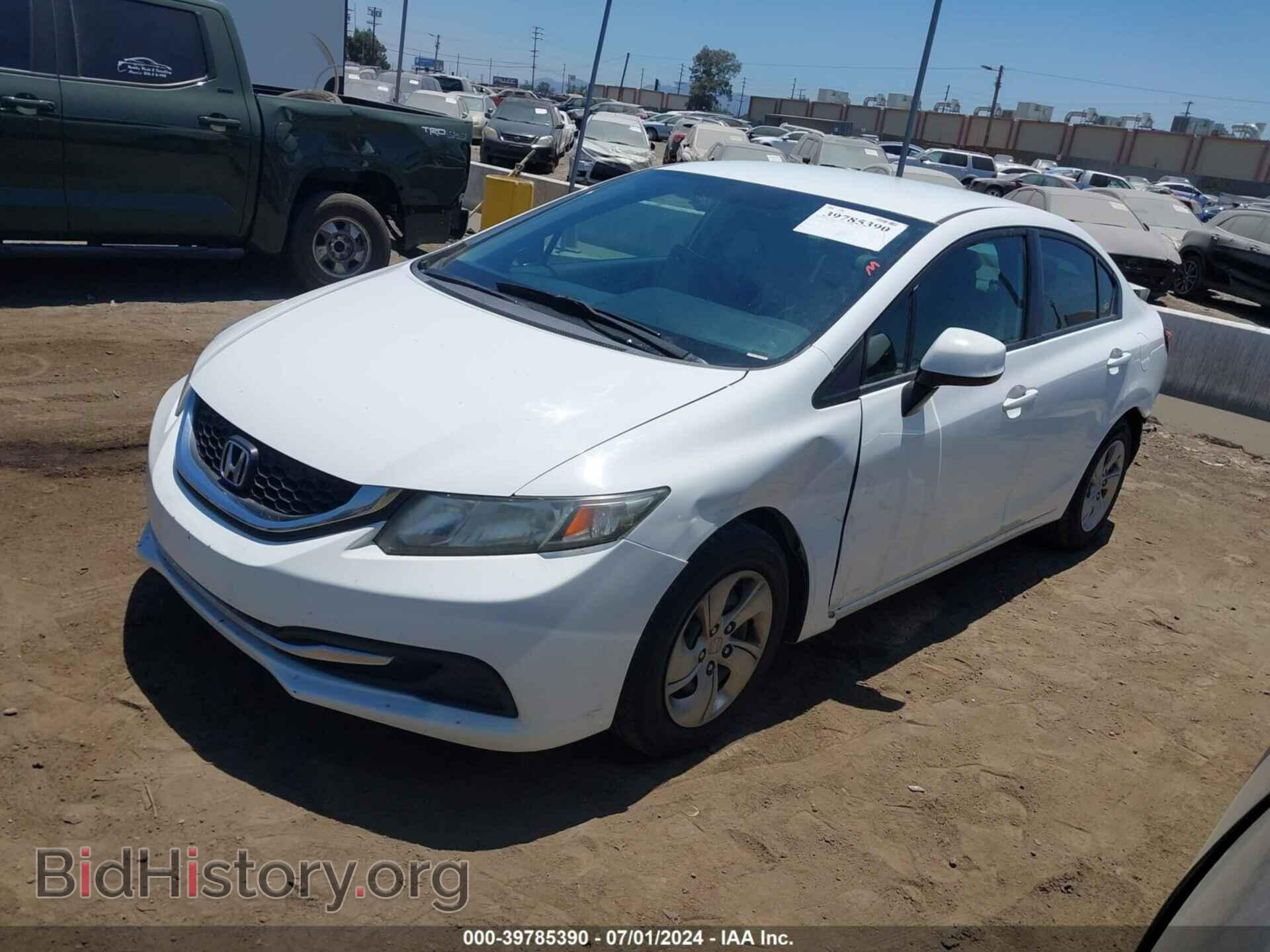2013 HONDA CIVIC - VIN: 19XFB2F54DE242287 - Фото 2