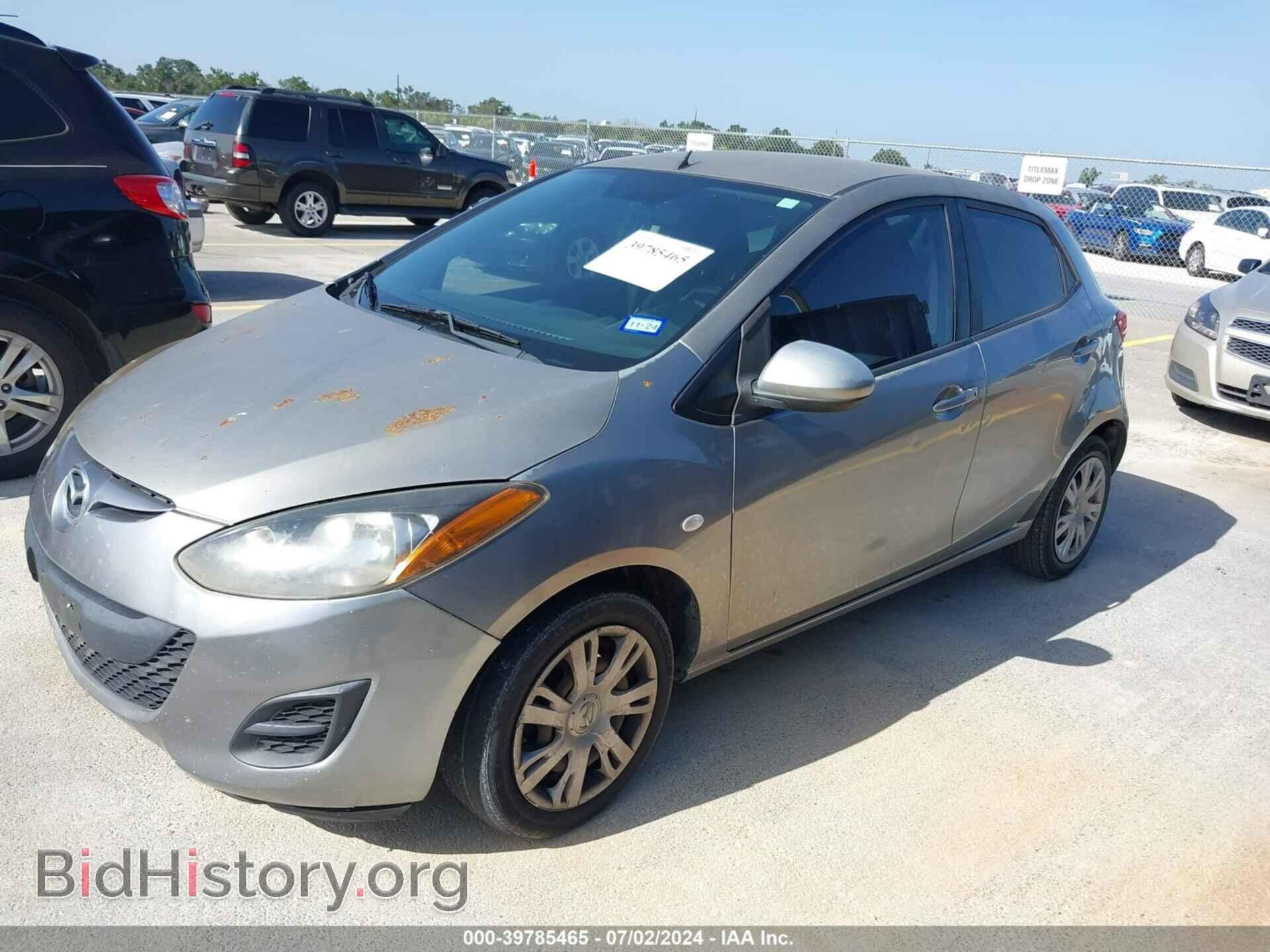 2014 MAZDA MAZDA2 - VIN: JM1DE1KY7E0178538 - Фото 2