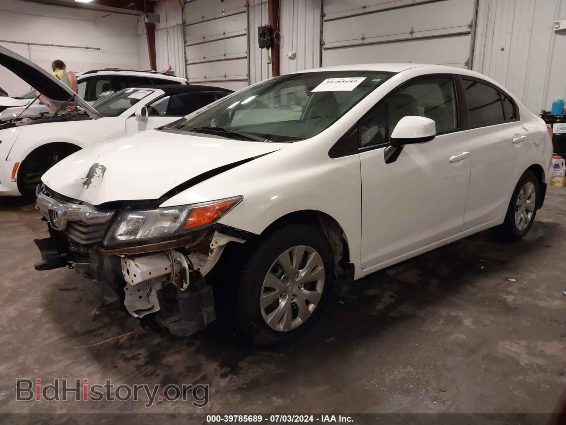 2012 HONDA CIVIC - VIN: 19XFB2F54CE014076 - Фото 2
