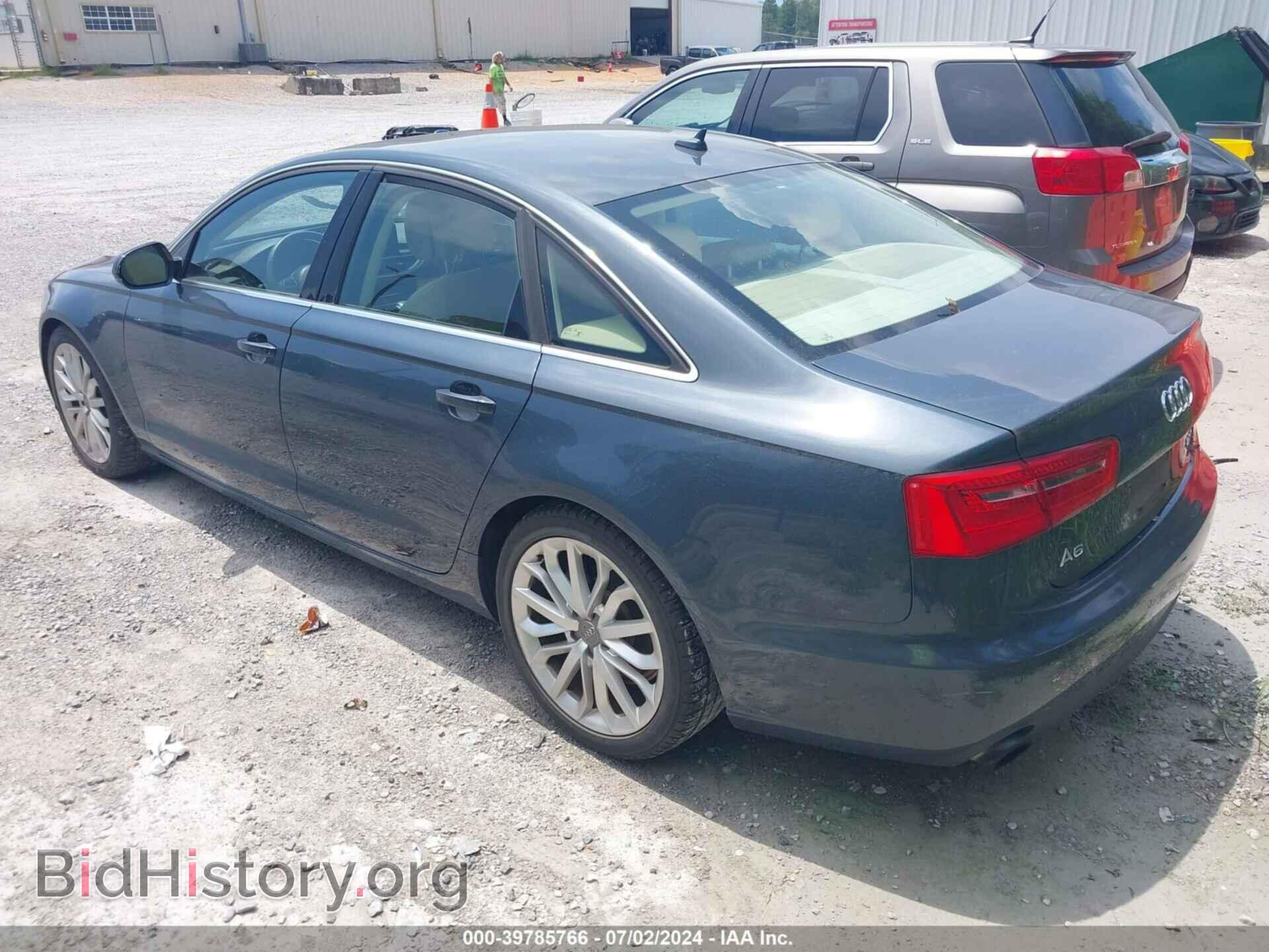 2012 AUDI A6 - VIN: WAUDFAFC6CN143417 - Фото 3