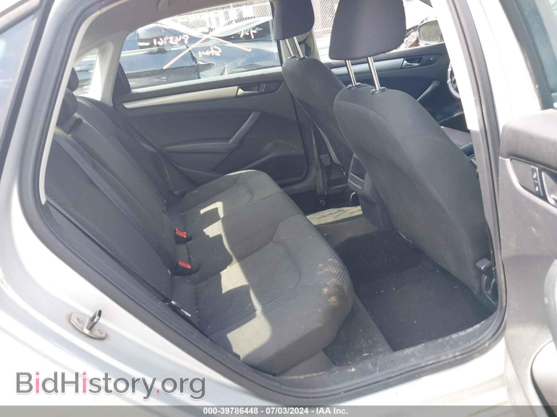 2014 VOLKSWAGEN PASSAT - VIN: 1VWAP7A33EC008839 - Фото 8