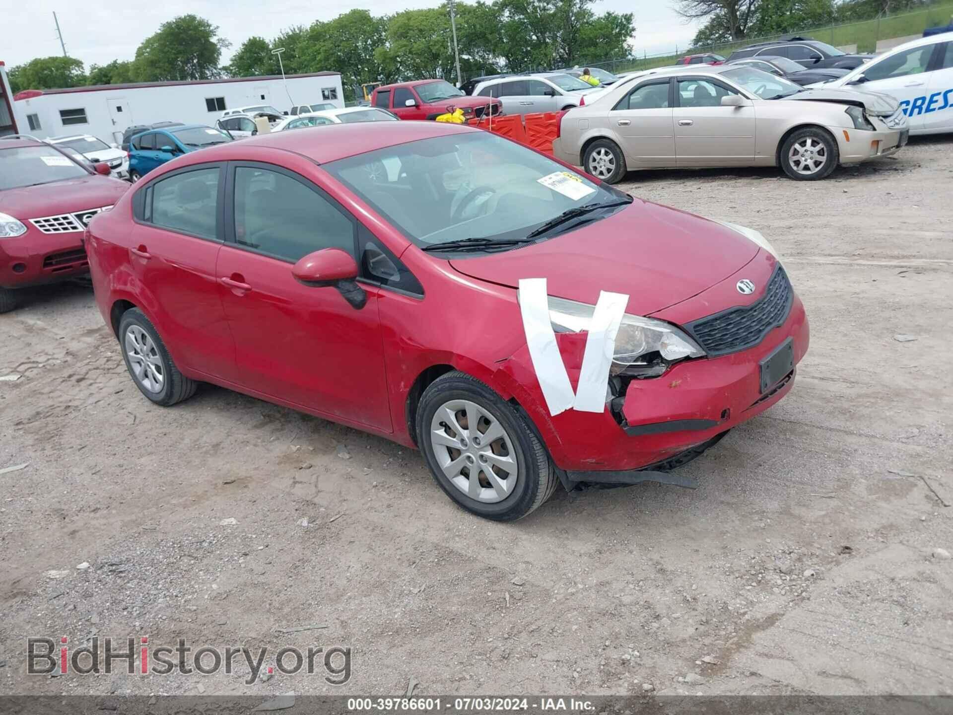 Фотография KNADM4A33E6330089 - KIA RIO 2014