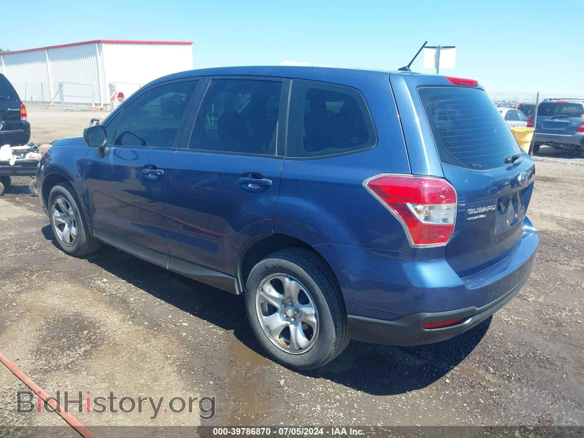 2014 SUBARU FORESTER - VIN: JF2SJAAC8EH548455 - Фото 3