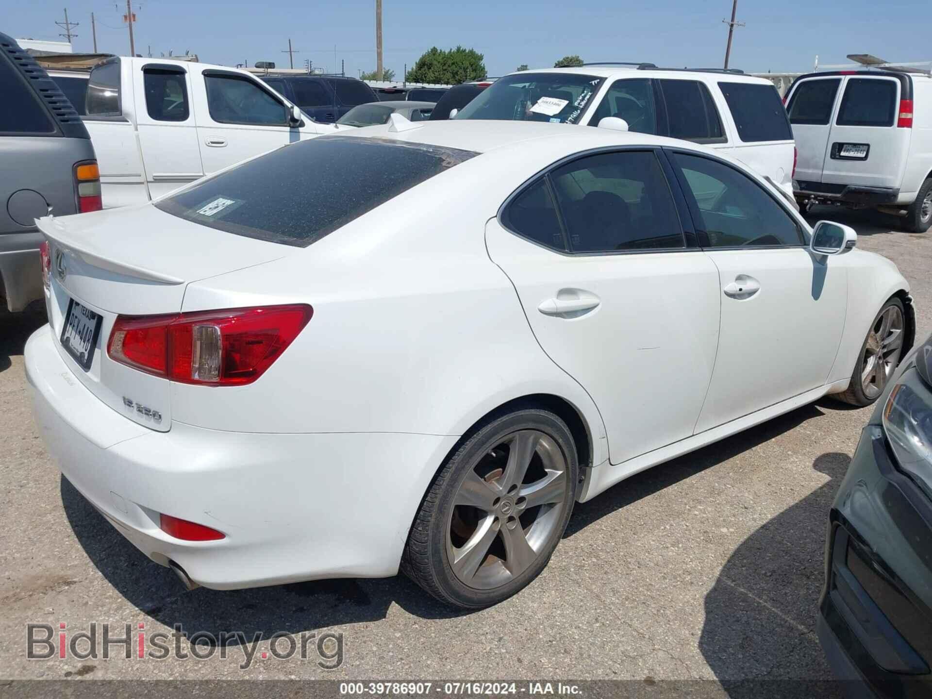 2012 LEXUS IS 250 - VIN: JTHBF5C24C5180557 - Фото 4