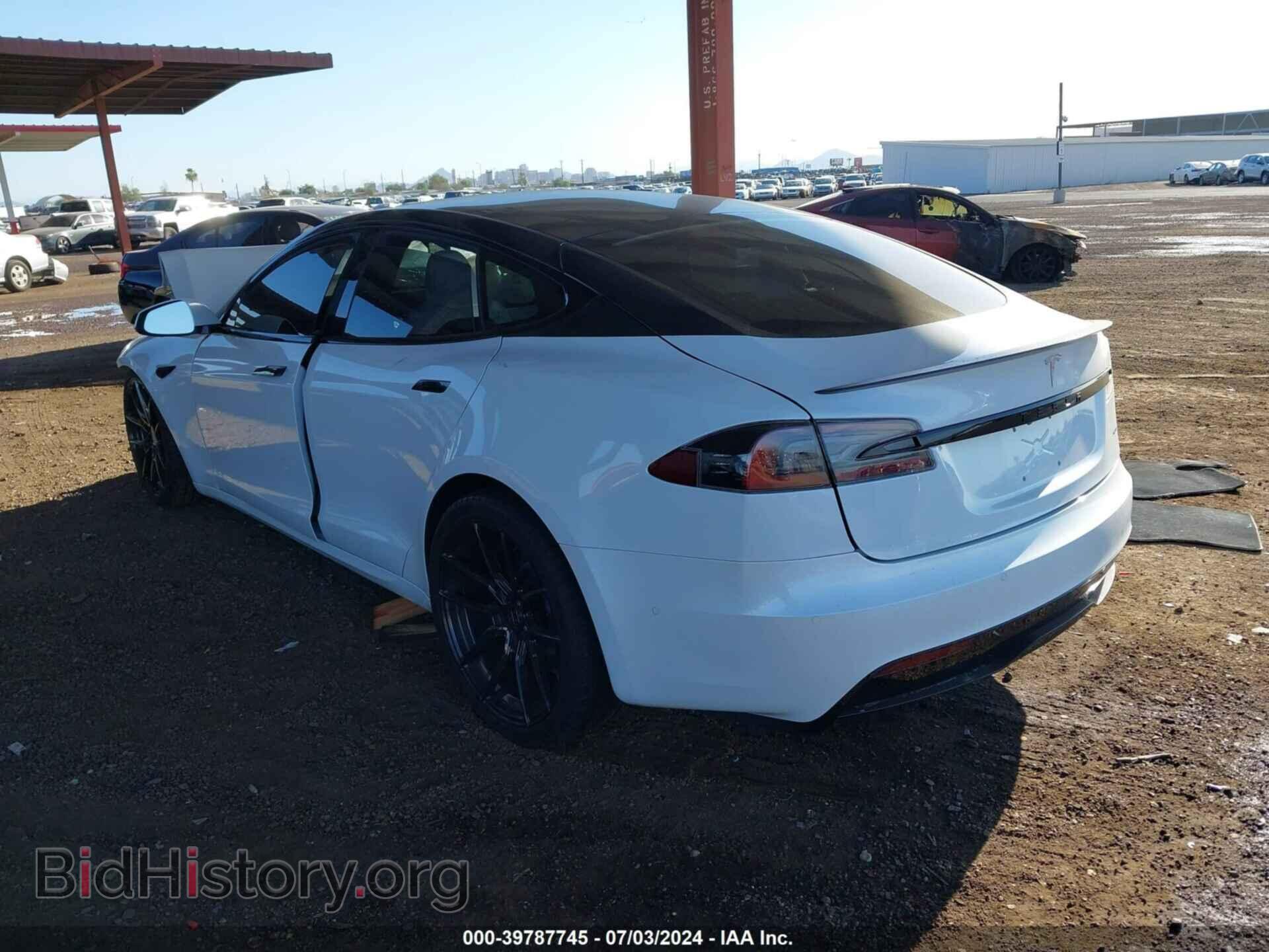 2021 TESLA MODEL S - VIN: 5YJSA1E63MF450922 - Фото 3
