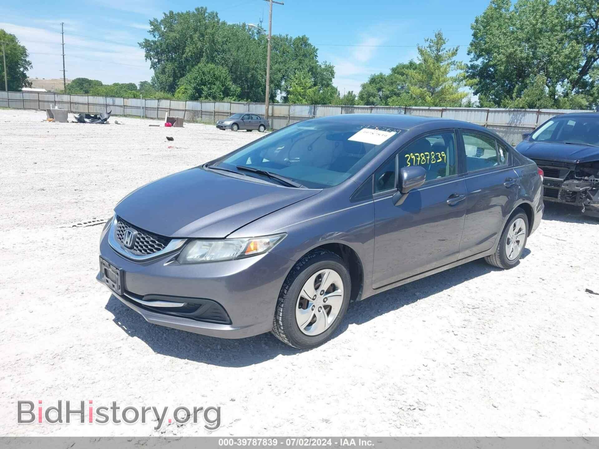 2014 HONDA CIVIC - VIN: 19XFB2F58EE004640 - Photo 2