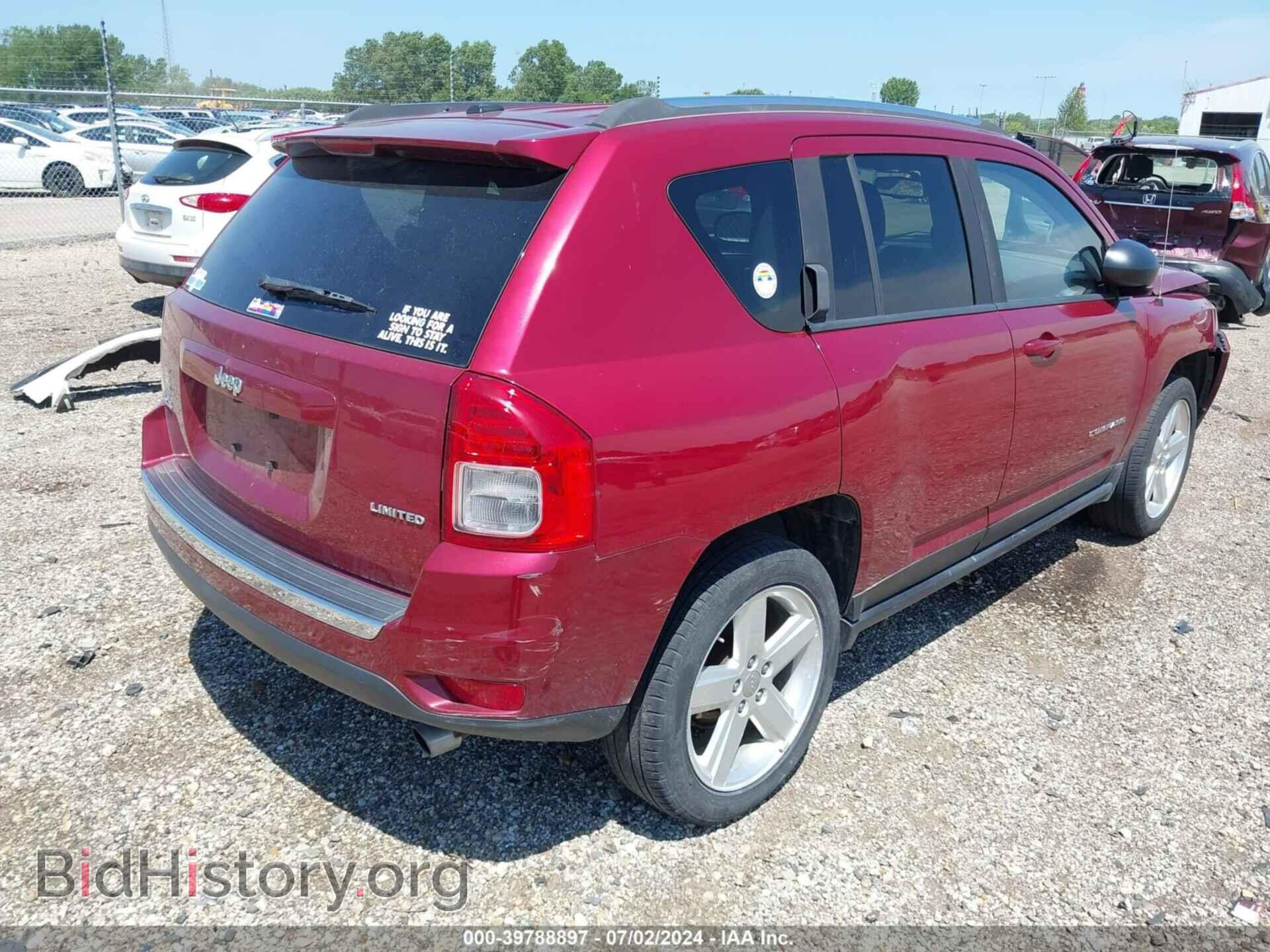 2012 JEEP COMPASS - VIN: 1C4NJDCB1CD591508 - Фото 4