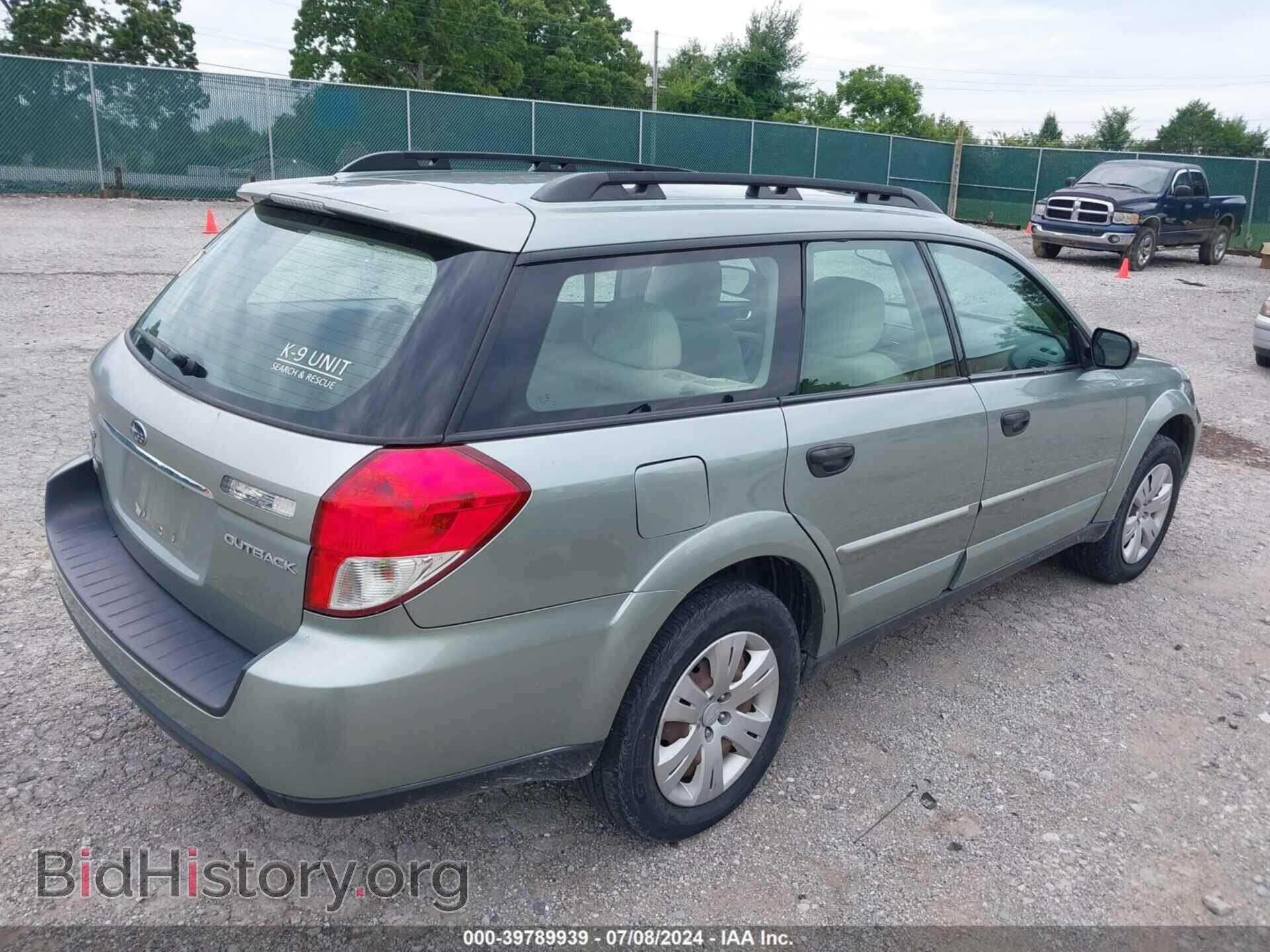 2009 SUBARU OUTBACK - VIN: 4S4BP60C896322599 - Фото 4