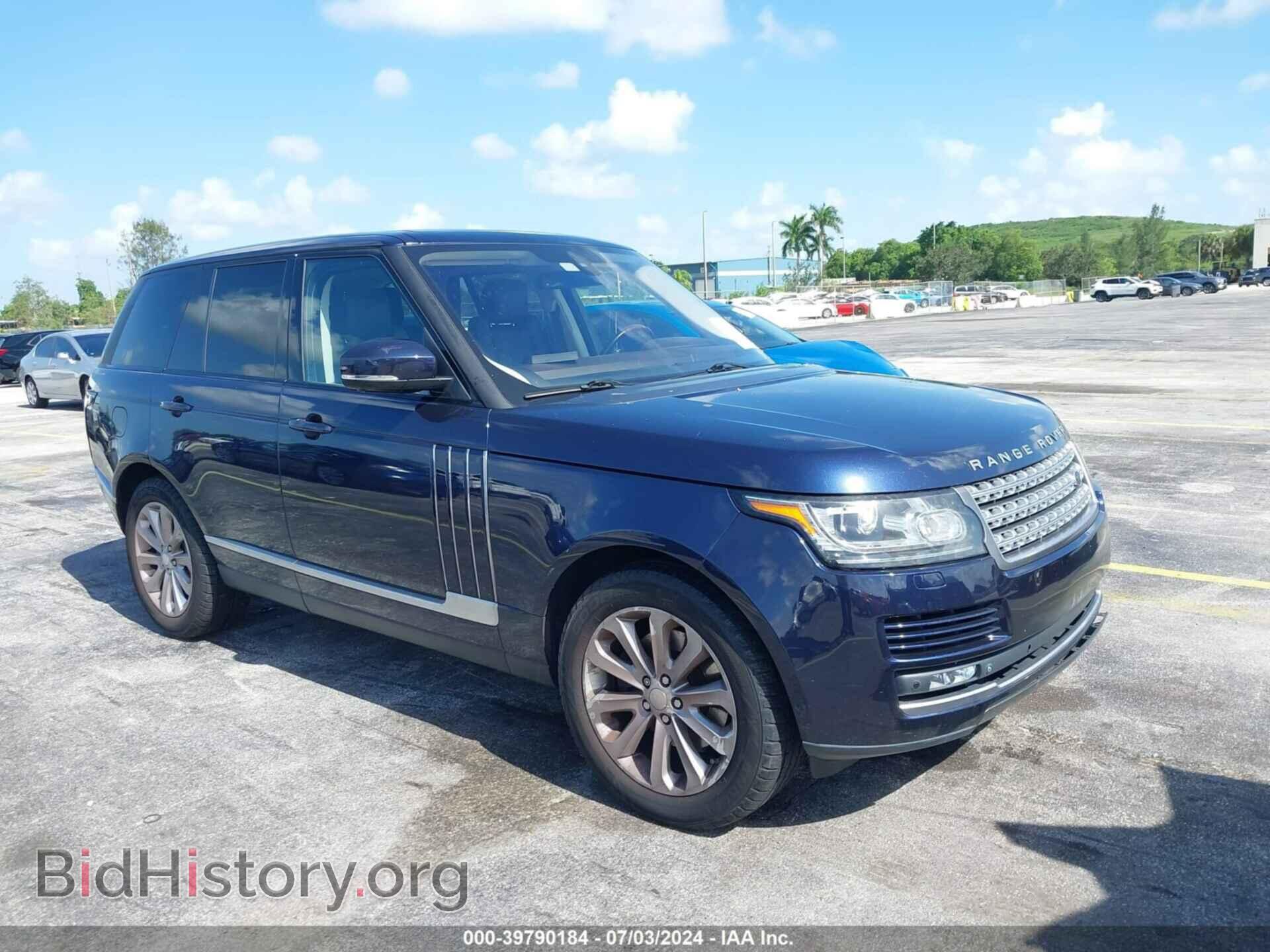 Photo SALGS2VF7FA187685 - LAND ROVER RANGE ROVER 2015