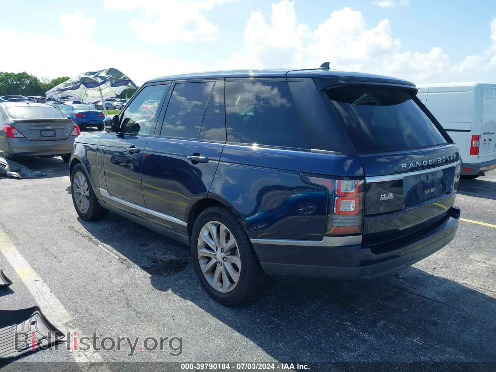 2015 LAND ROVER RANGE ROVER - VIN: SALGS2VF7FA187685 - Фото 3