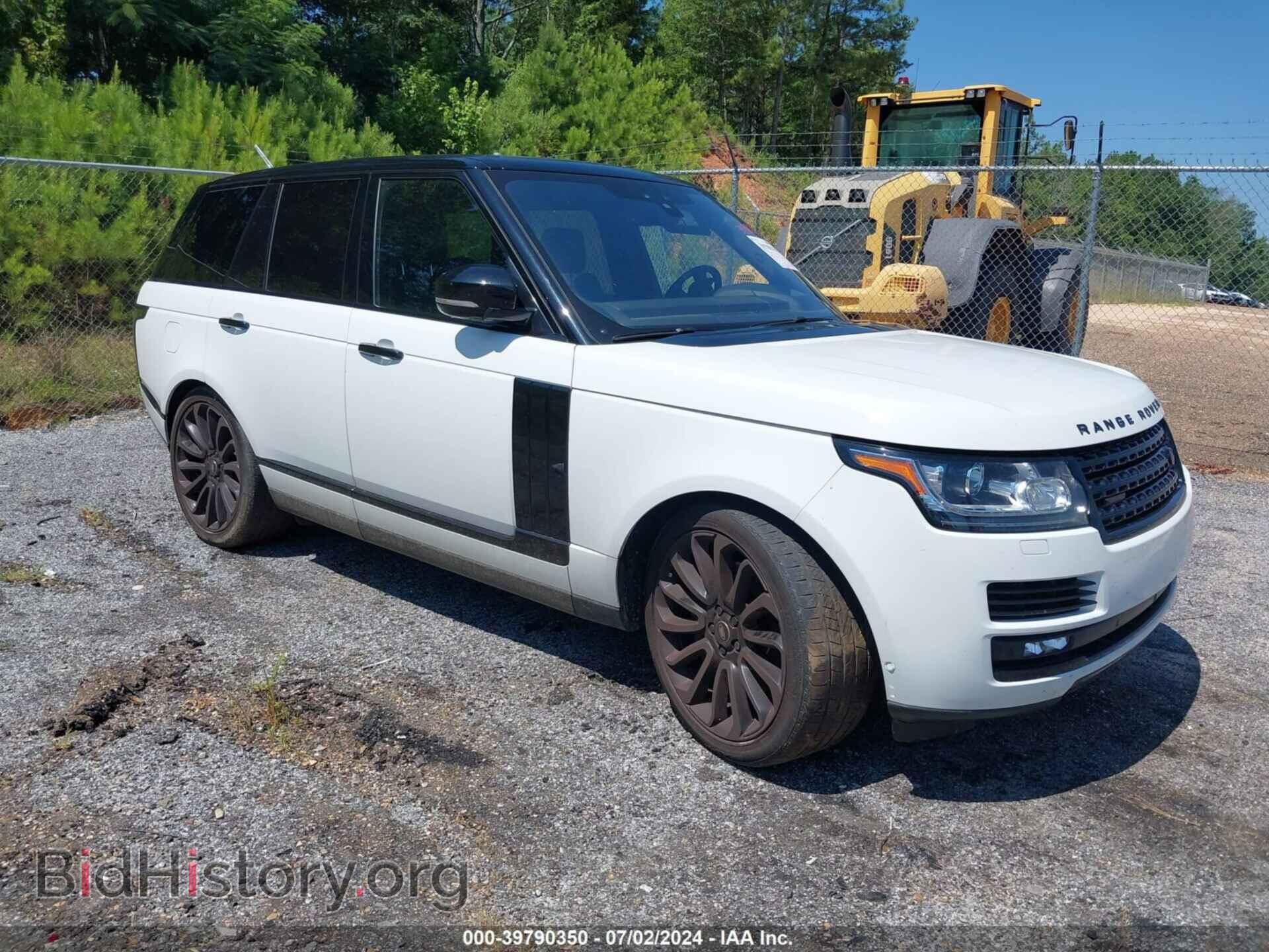 Photo SALGS2FE8HA353656 - LAND ROVER RANGE ROVER 2017