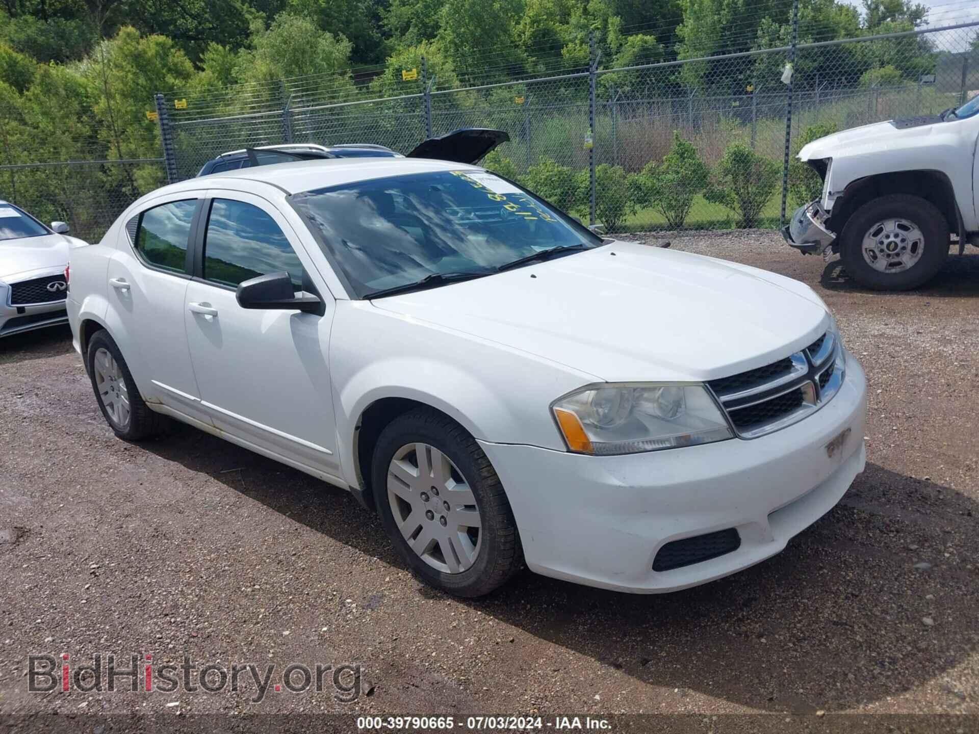 Photo 1C3CDZAB3CN331382 - DODGE AVENGER 2012