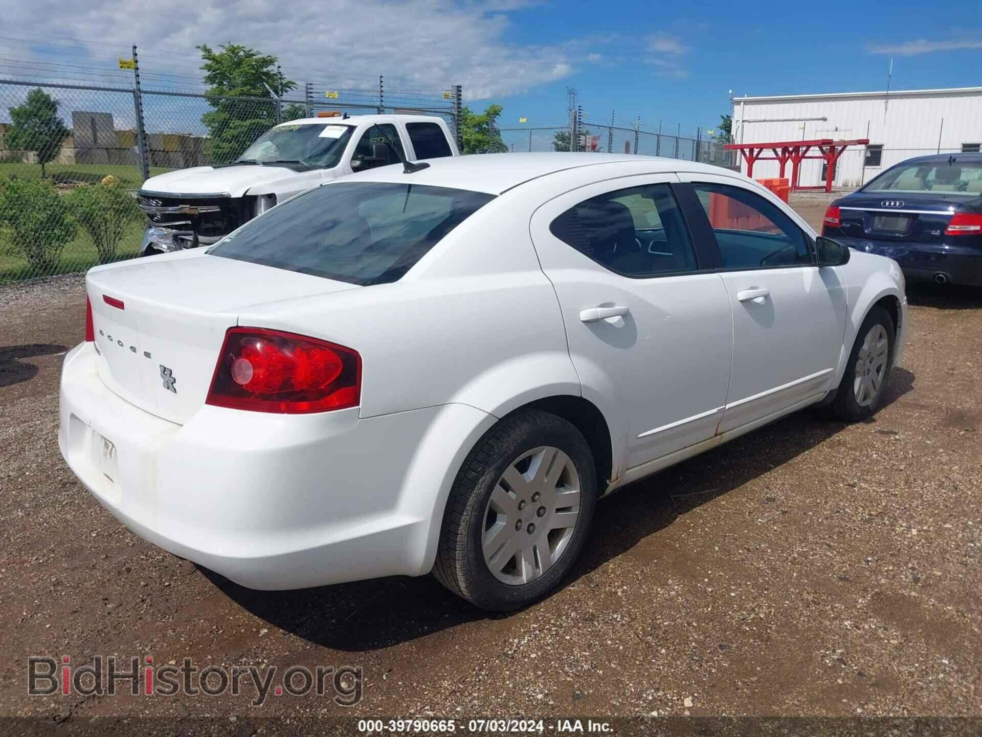 2012 DODGE AVENGER - VIN: 1C3CDZAB3CN331382 - Photo 4