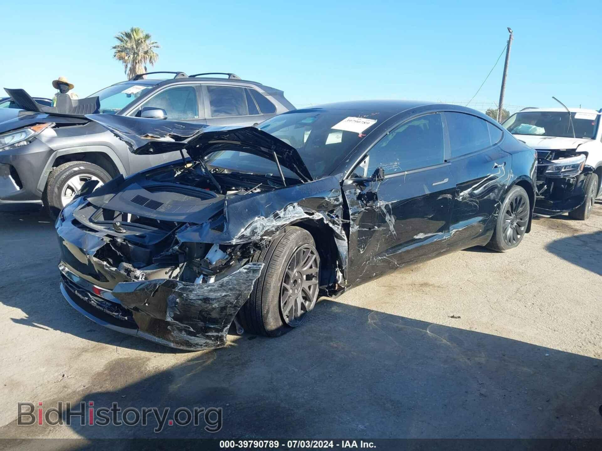 2024 TESLA MODEL 3 - VIN: 5YJ3E1EA5RF756475 - Photo 2