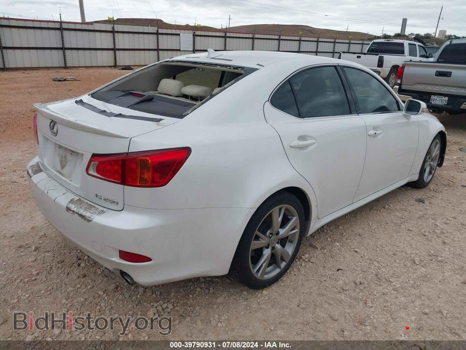 2010 LEXUS IS 250 - VIN: JTHBF5C26A5115352 - Фото 4