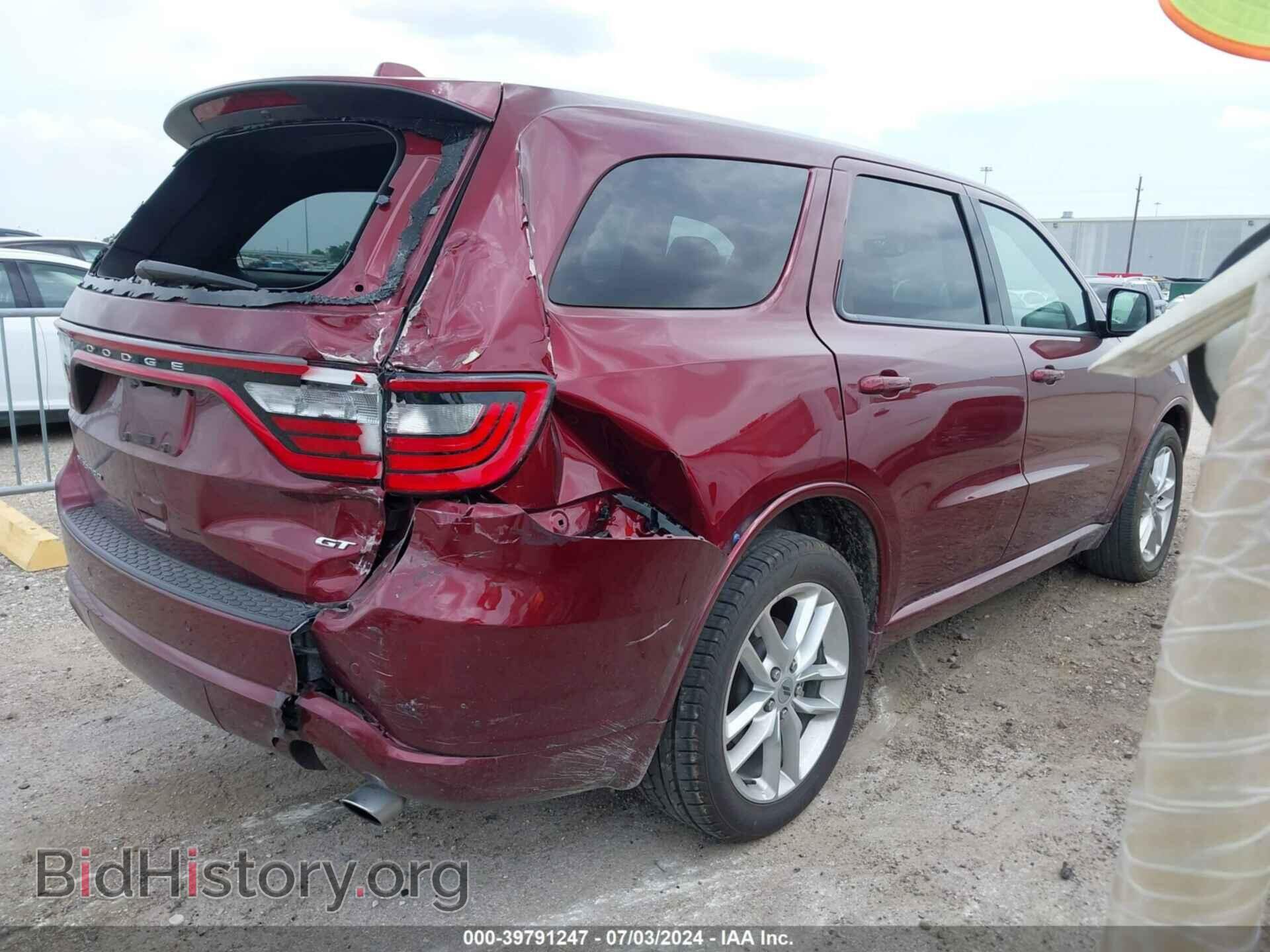 2022 DODGE DURANGO - VIN: 1C4RDHDG5NC218278 - Фото 4