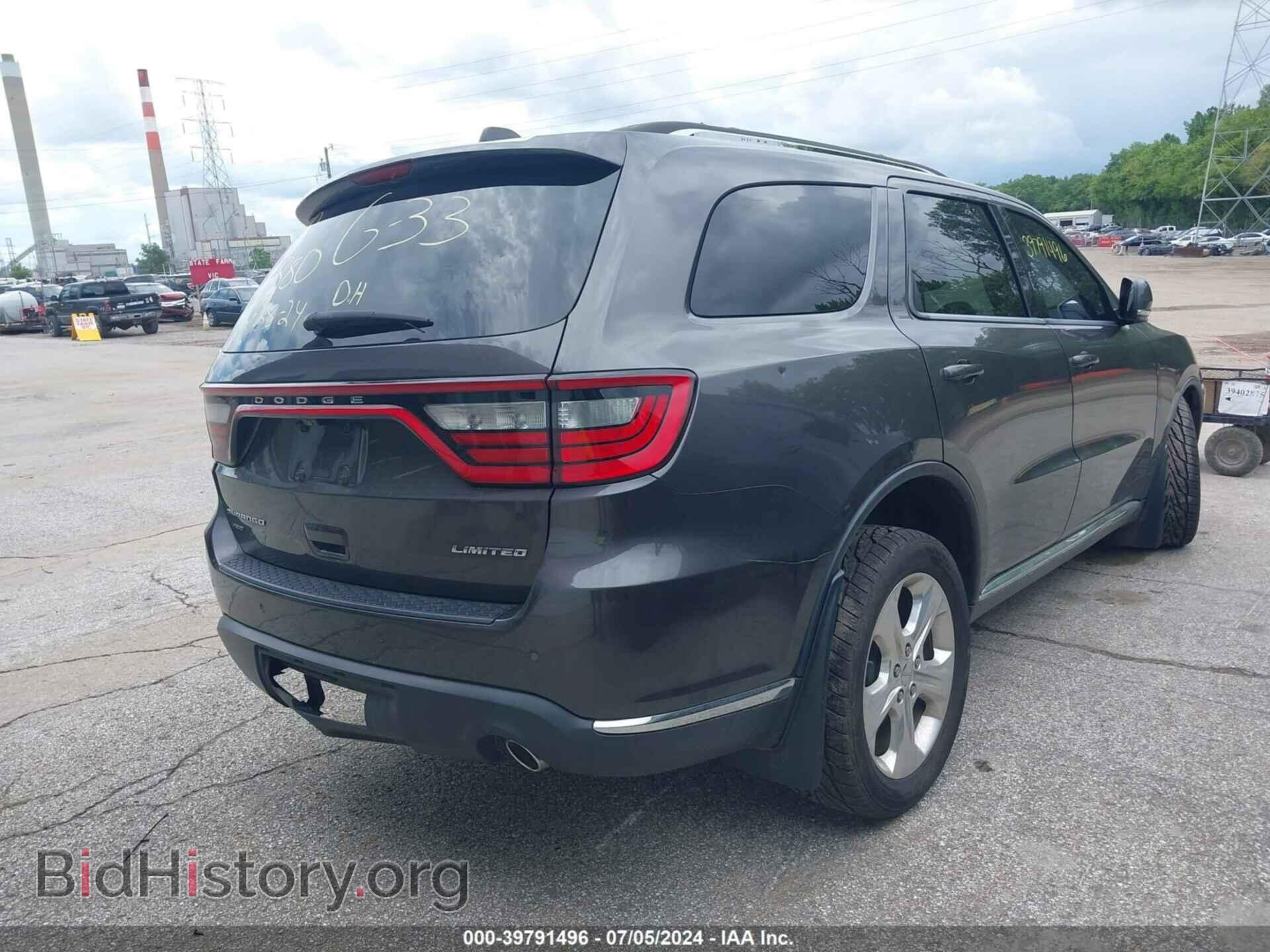 2015 DODGE DURANGO - VIN: 1C4RDJDG7FC112214 - Фото 4