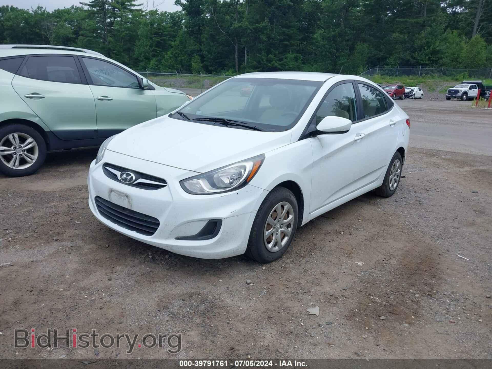 2014 HYUNDAI ACCENT - VIN: KMHCT4AE3EU666366 - Фото 2