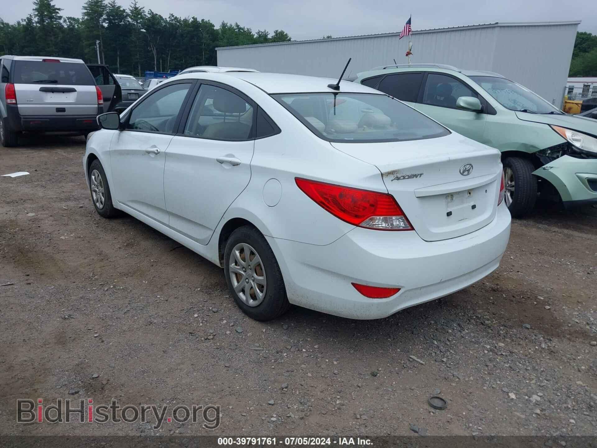 2014 HYUNDAI ACCENT - VIN: KMHCT4AE3EU666366 - Фото 3