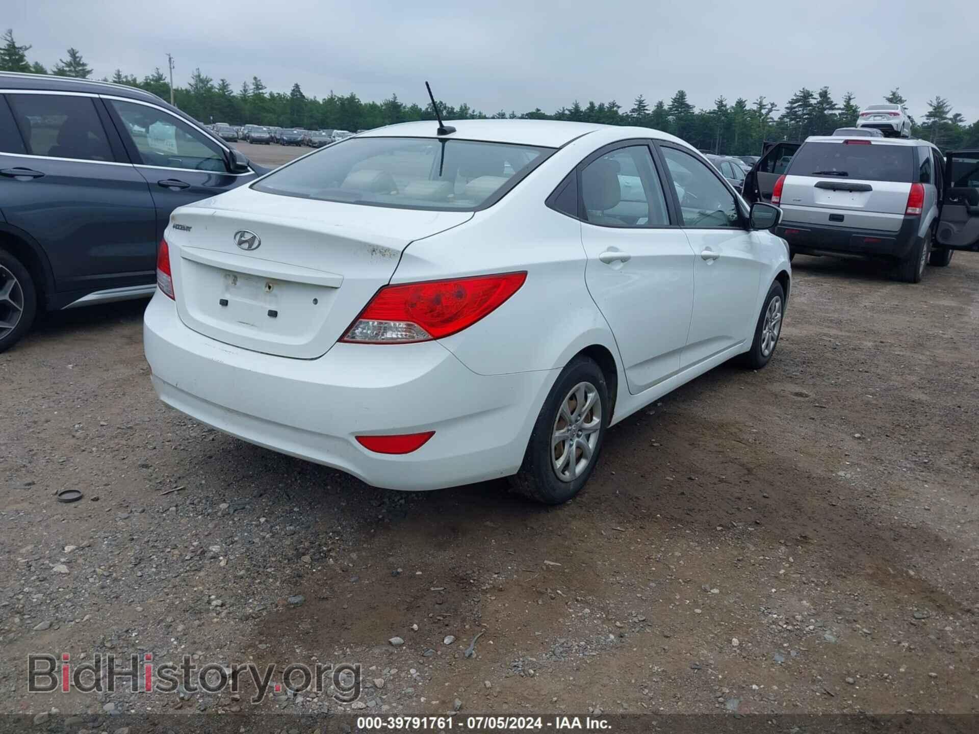 2014 HYUNDAI ACCENT - VIN: KMHCT4AE3EU666366 - Фото 4
