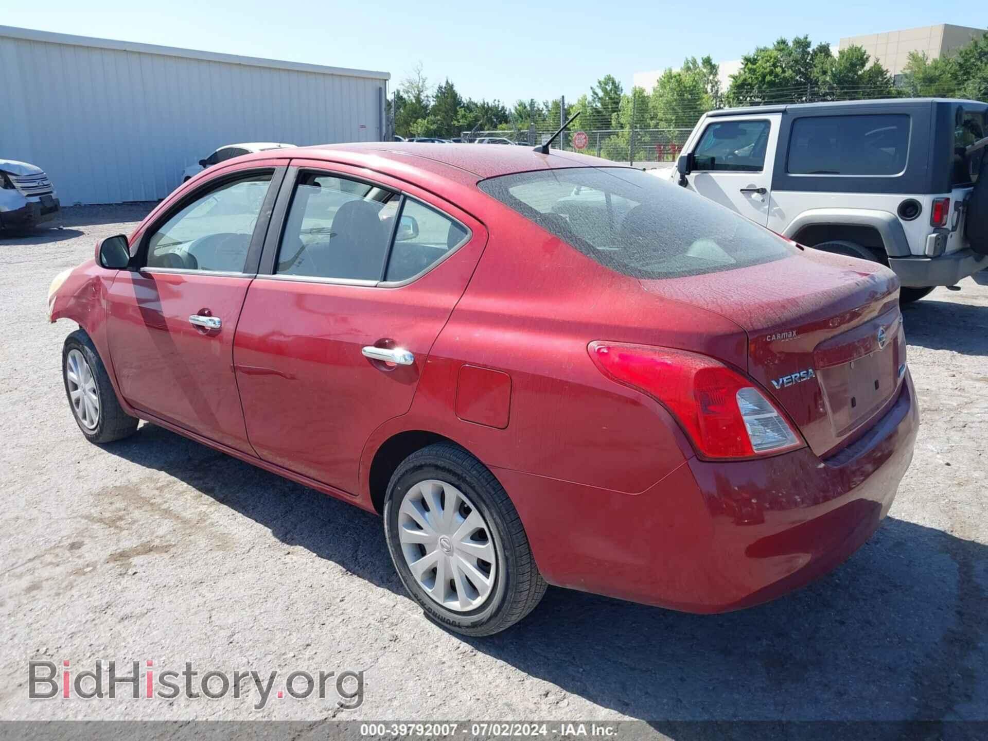 2012 NISSAN VERSA - VIN: 3N1CN7AP1CL815546 - Фото 3