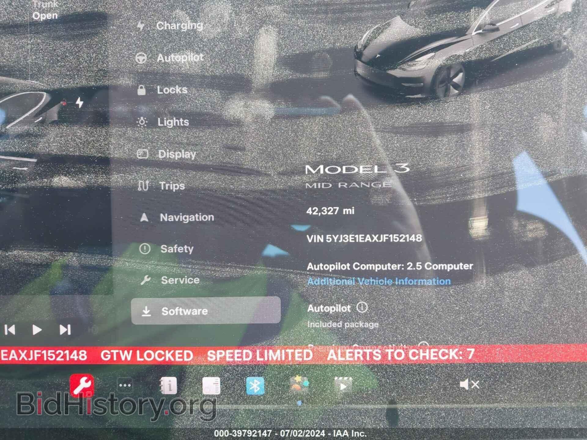 2018 TESLA MODEL 3 - VIN: 5YJ3E1EAXJF152148 - Фото 7