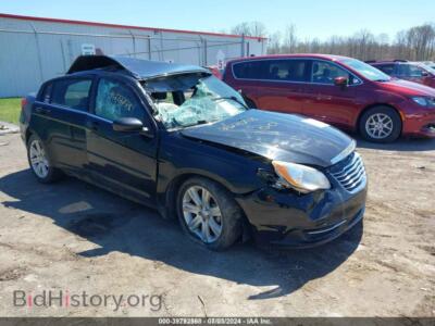 2012 Chrysler 200 LX, черный — VIN 1C3CCBAG3CN228372, IAAI