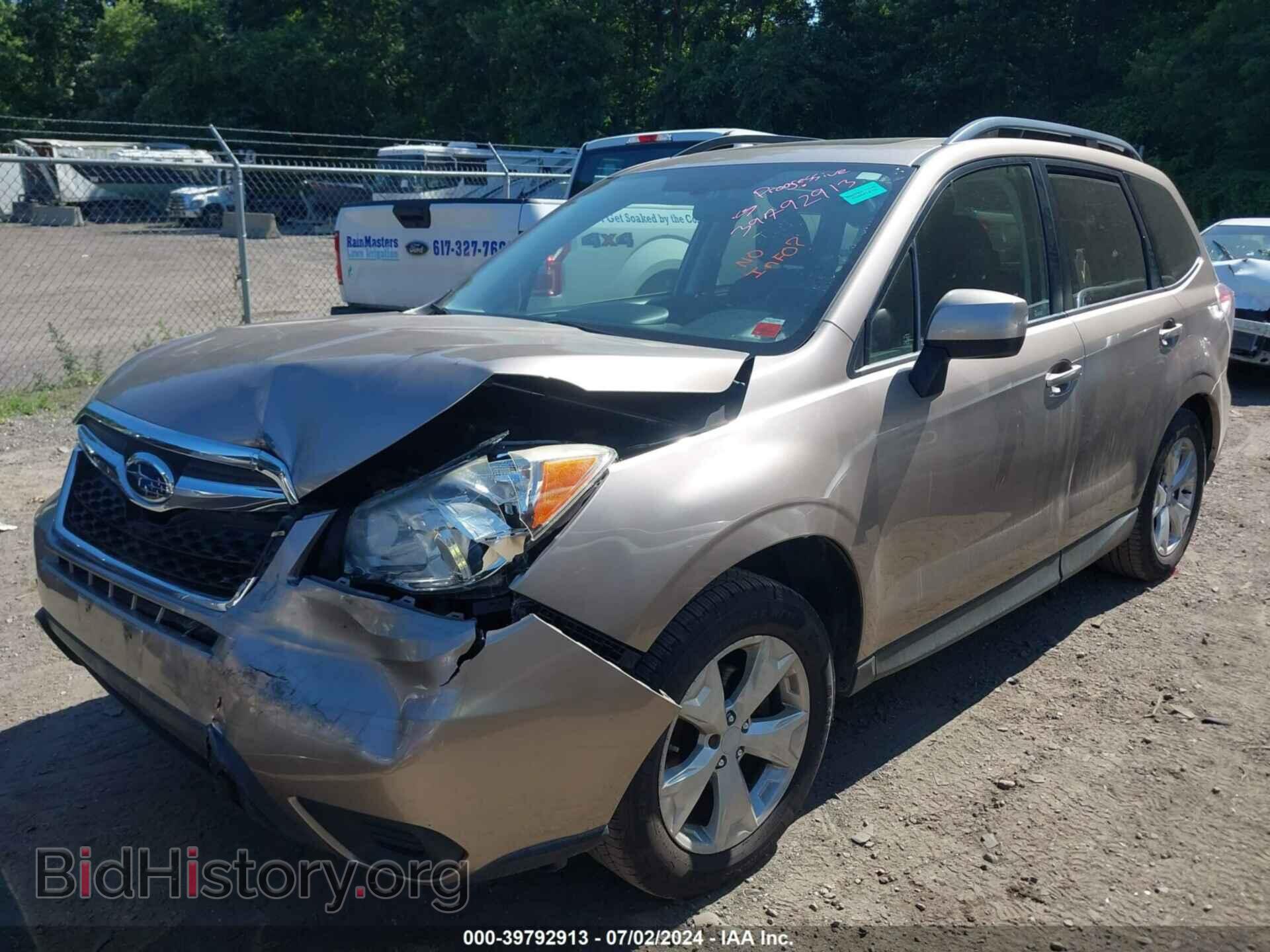 2014 SUBARU FORESTER - VIN: JF2SJAECXEH556504 - Фото 2