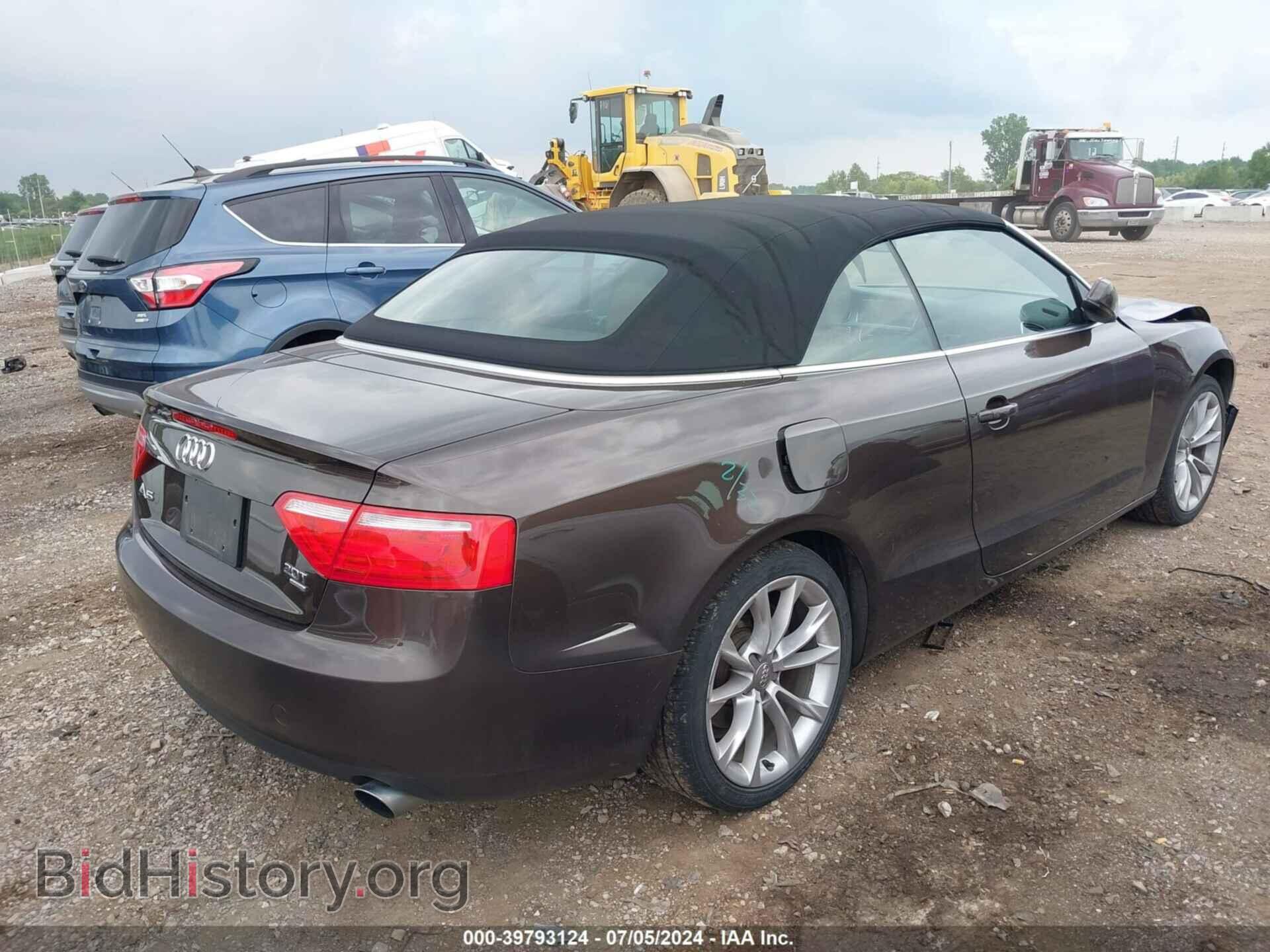 2014 AUDI A5 - VIN: WAUCFAFH8EN011916 - Фото 4