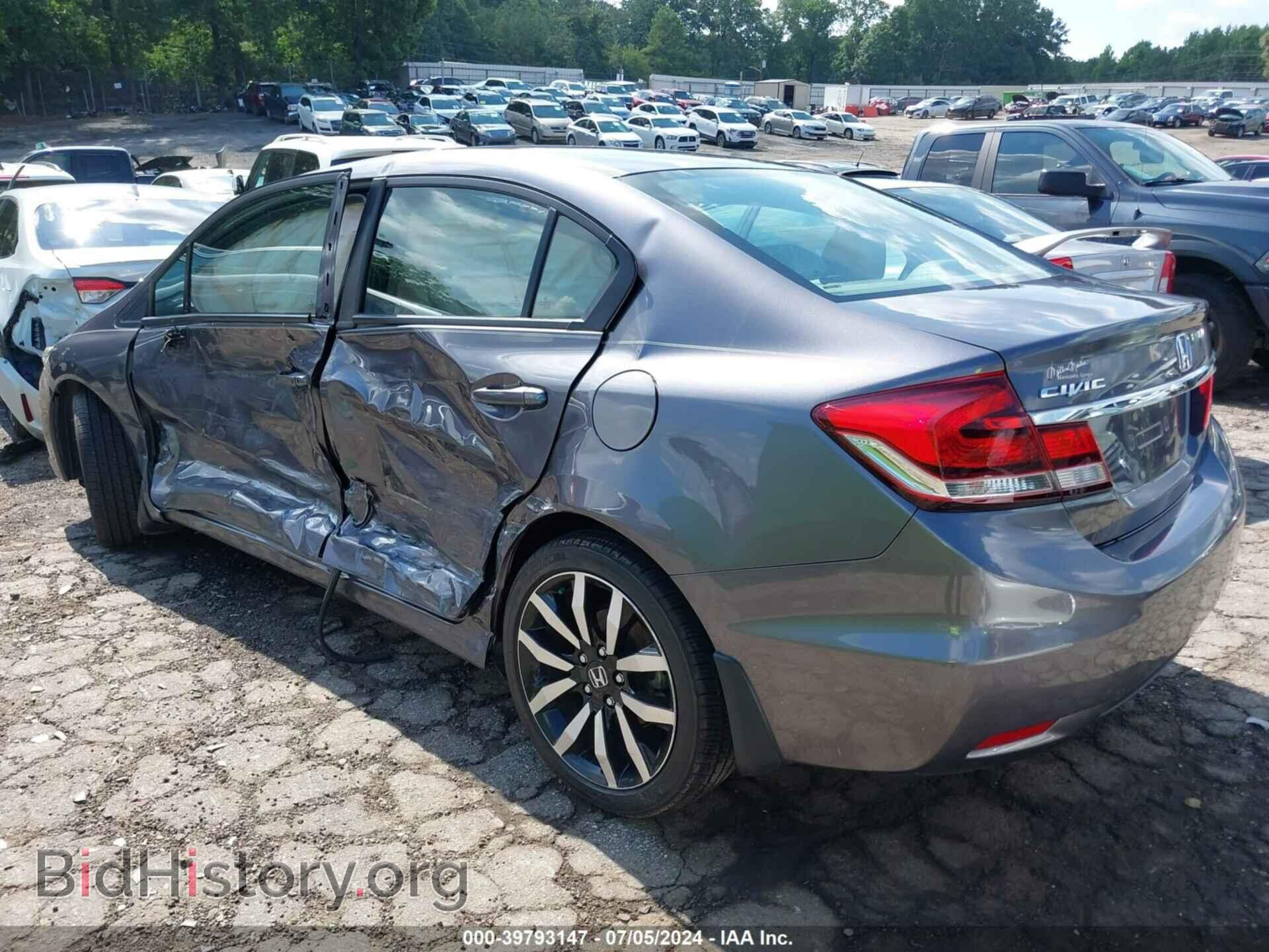 2014 HONDA CIVIC - VIN: 19XFB2F93EE073691 - Фото 3