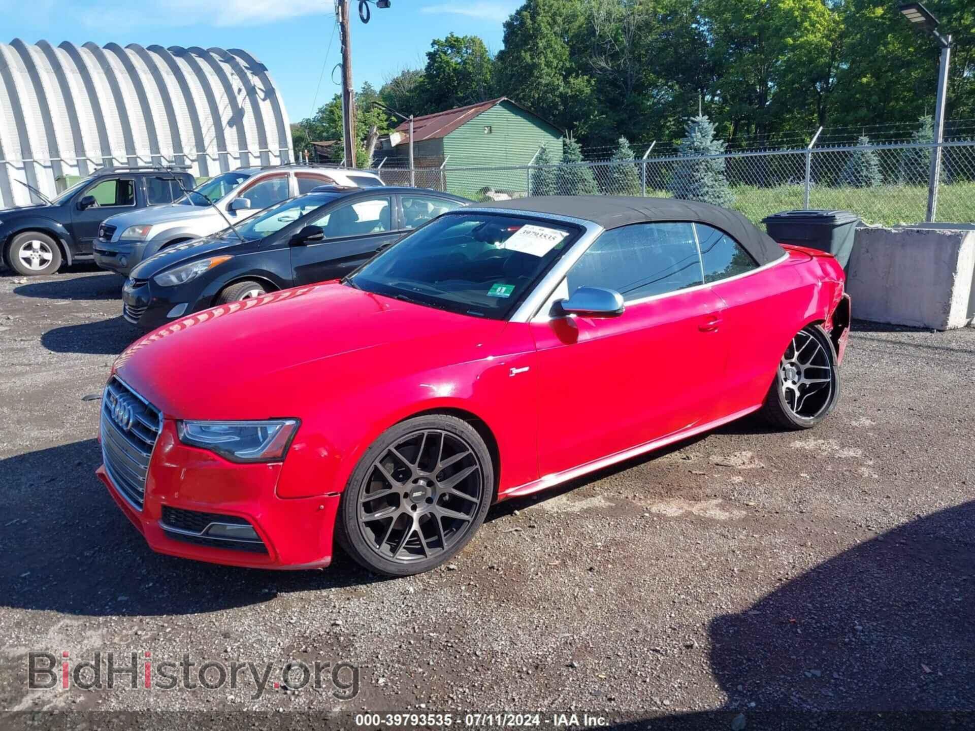 2013 AUDI S5 - VIN: WAUCGAFH0DN012196 - Фото 2