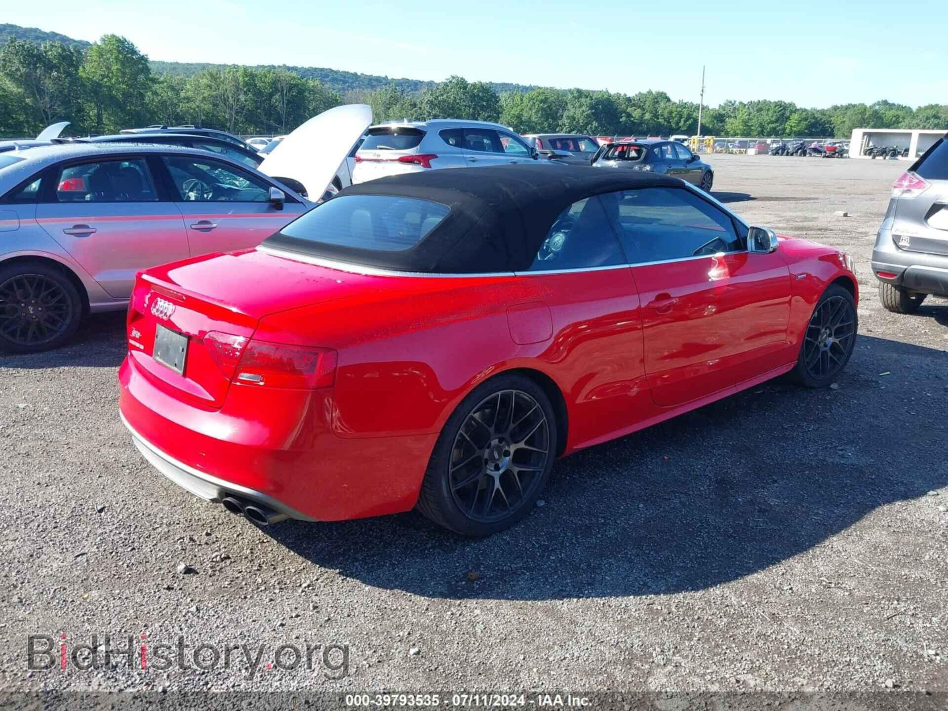 2013 AUDI S5 - VIN: WAUCGAFH0DN012196 - Фото 4