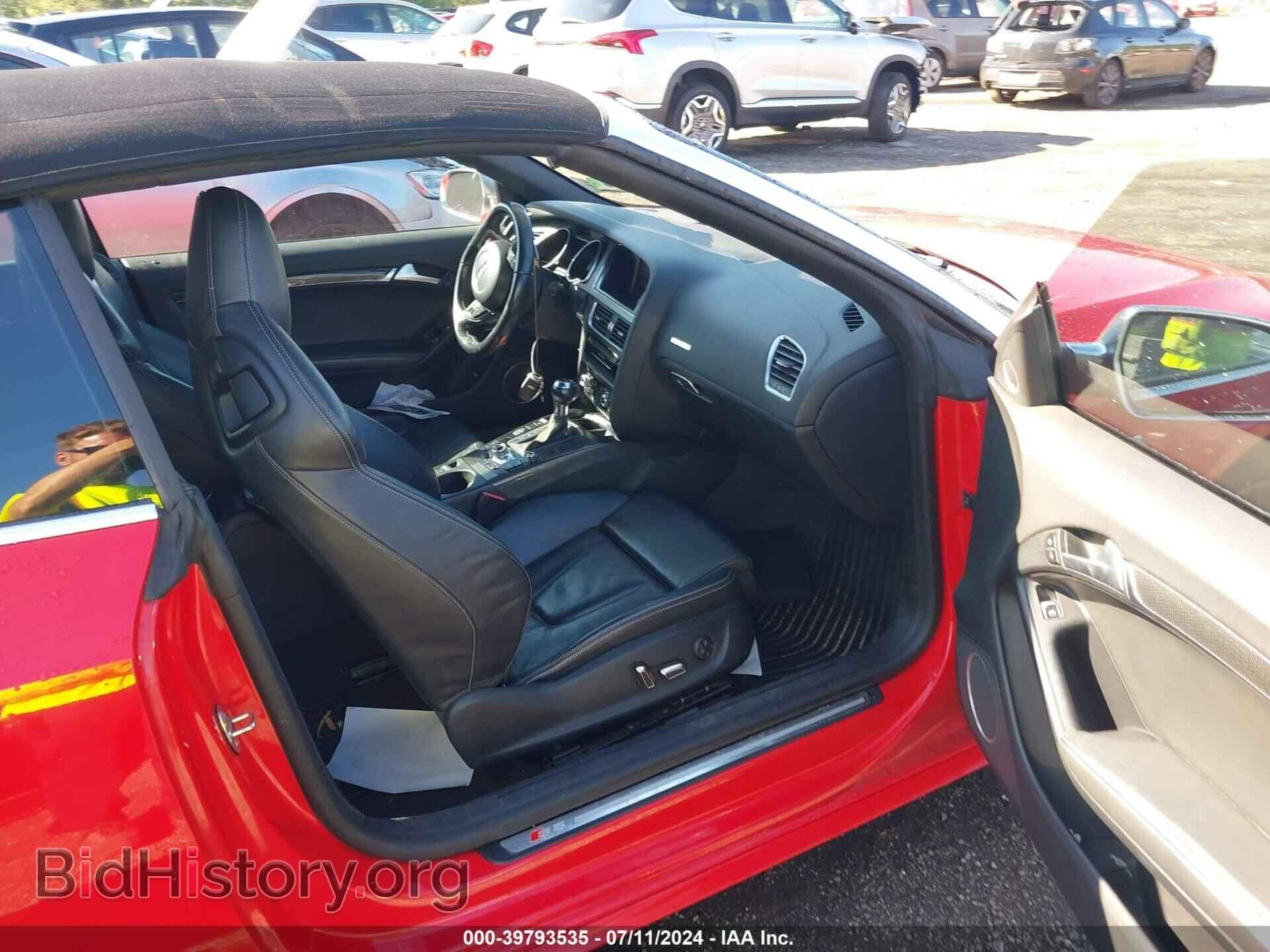 2013 AUDI S5 - VIN: WAUCGAFH0DN012196 - Фото 5
