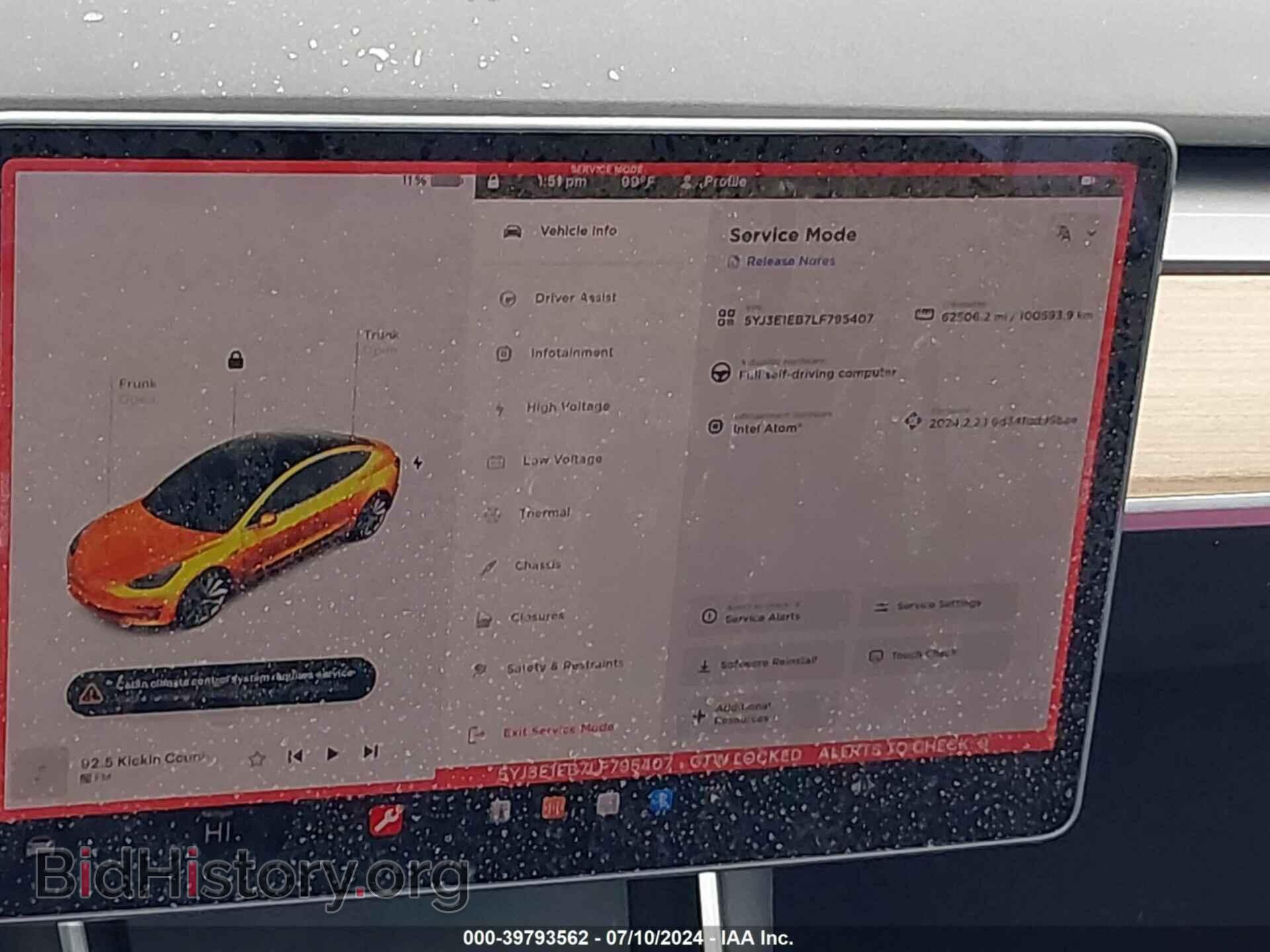 2020 TESLA MODEL 3 - VIN: 5YJ3E1EB7LF795407 - Фото 7