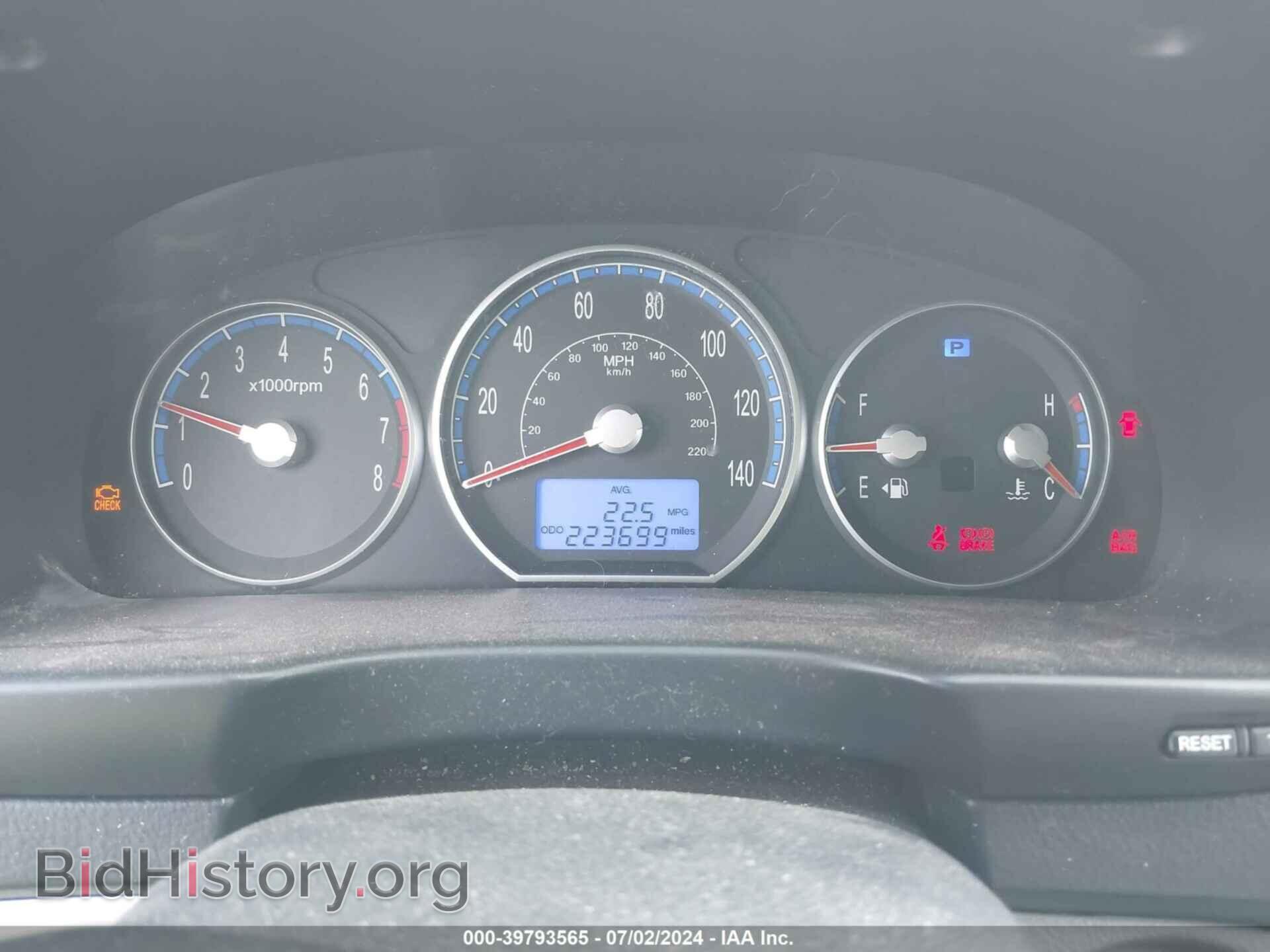 2009 HYUNDAI SANTA FE - VIN: 5NMSG73D79H234807 - Фото 7