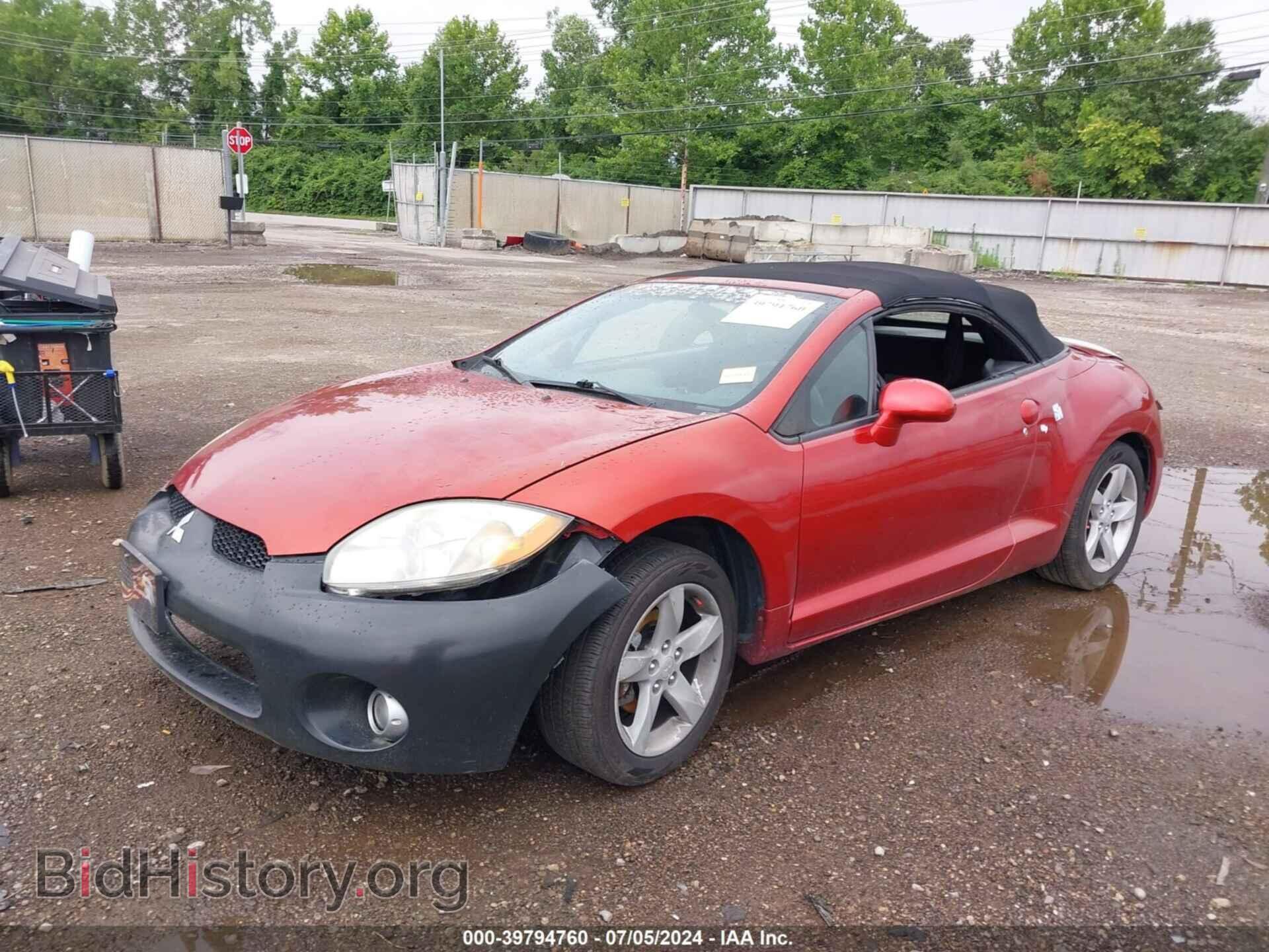 2008 MITSUBISHI ECLIPSE SPYDER - VIN: 4A3AL25F68E040227 - Фото 2